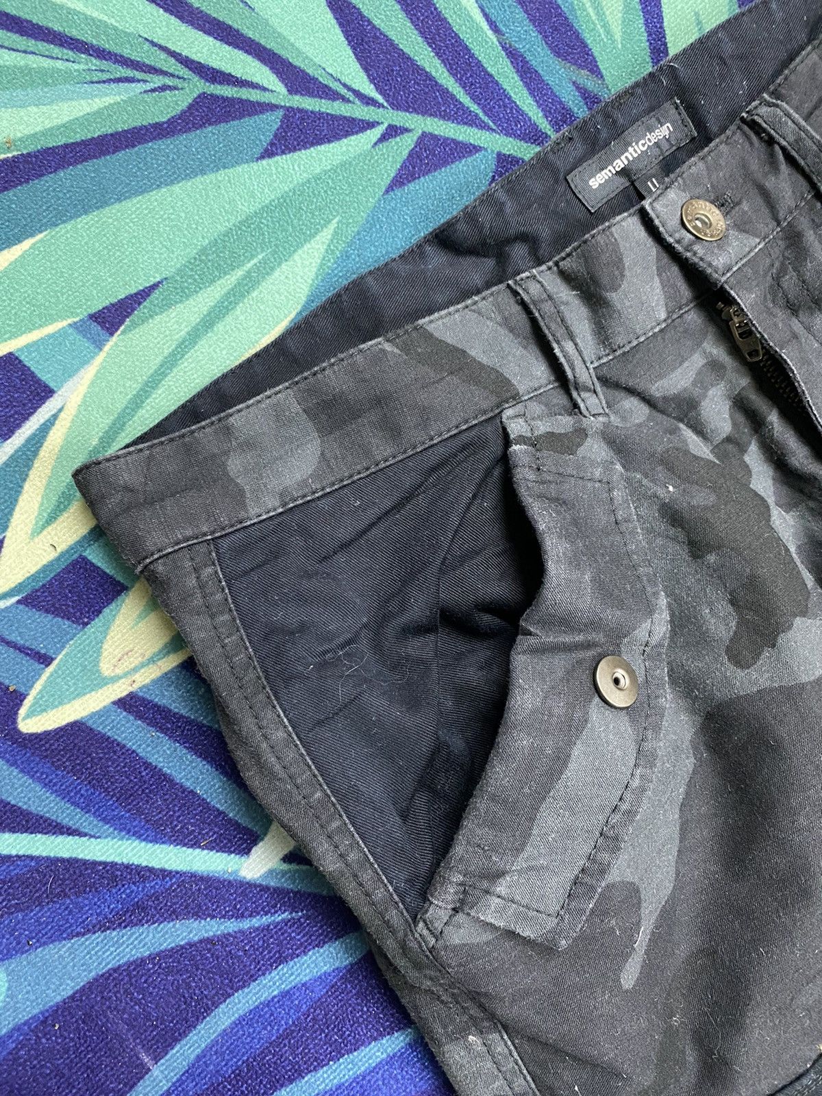 Japanese Brand Semantic design Camo cargo pant style Size US 32 / EU 48 - 7 Thumbnail