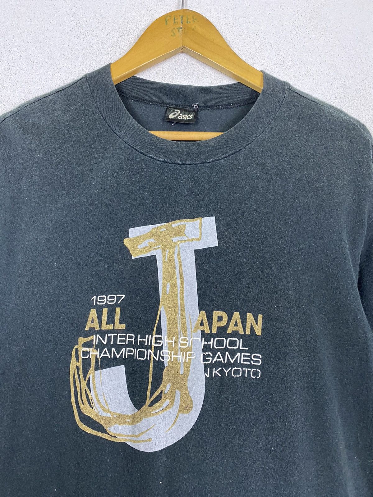Asics GK152 VINTAGE 1997 ALL JAPAN INTER HIGH SCHOOL CHAMPIONSHIP Size US M / EU 48-50 / 2 - 3 Thumbnail