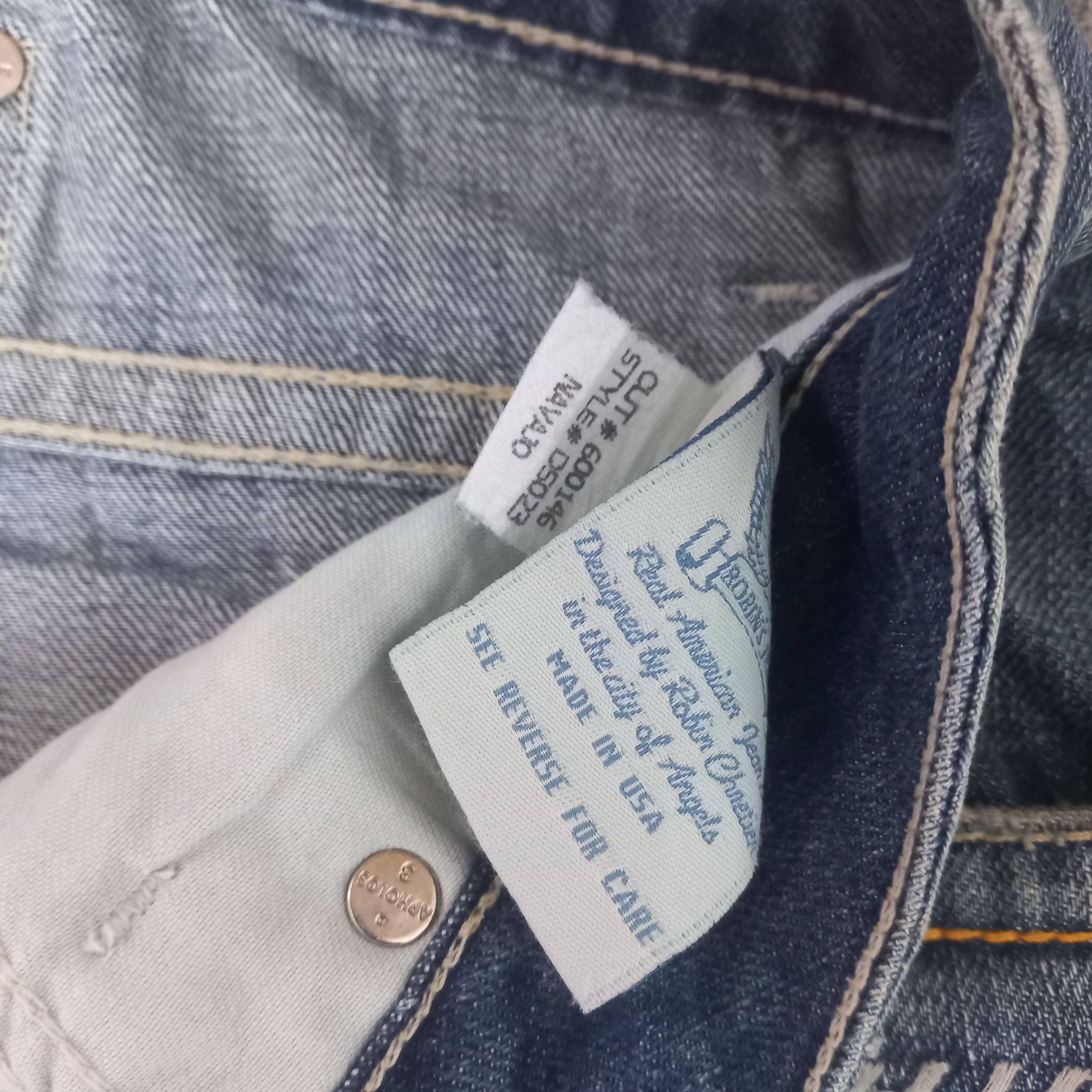 Robins Jeans Crazy vintage y2k robins jeans baggy navajo blue jeans Size US 31 - 3 Thumbnail