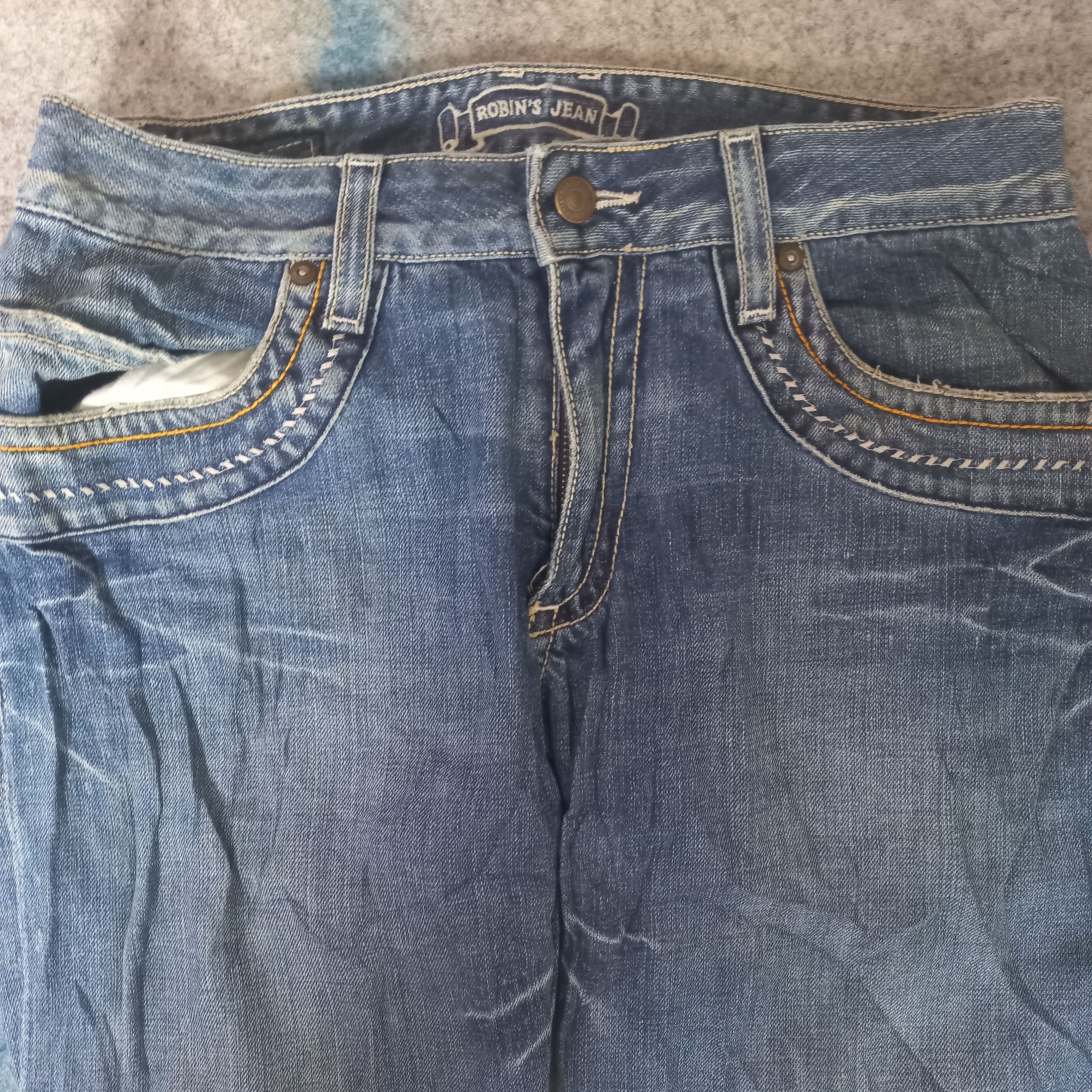 Robins Jeans Crazy vintage y2k robins jeans baggy navajo blue jeans Size US 31 - 2 Thumbnail