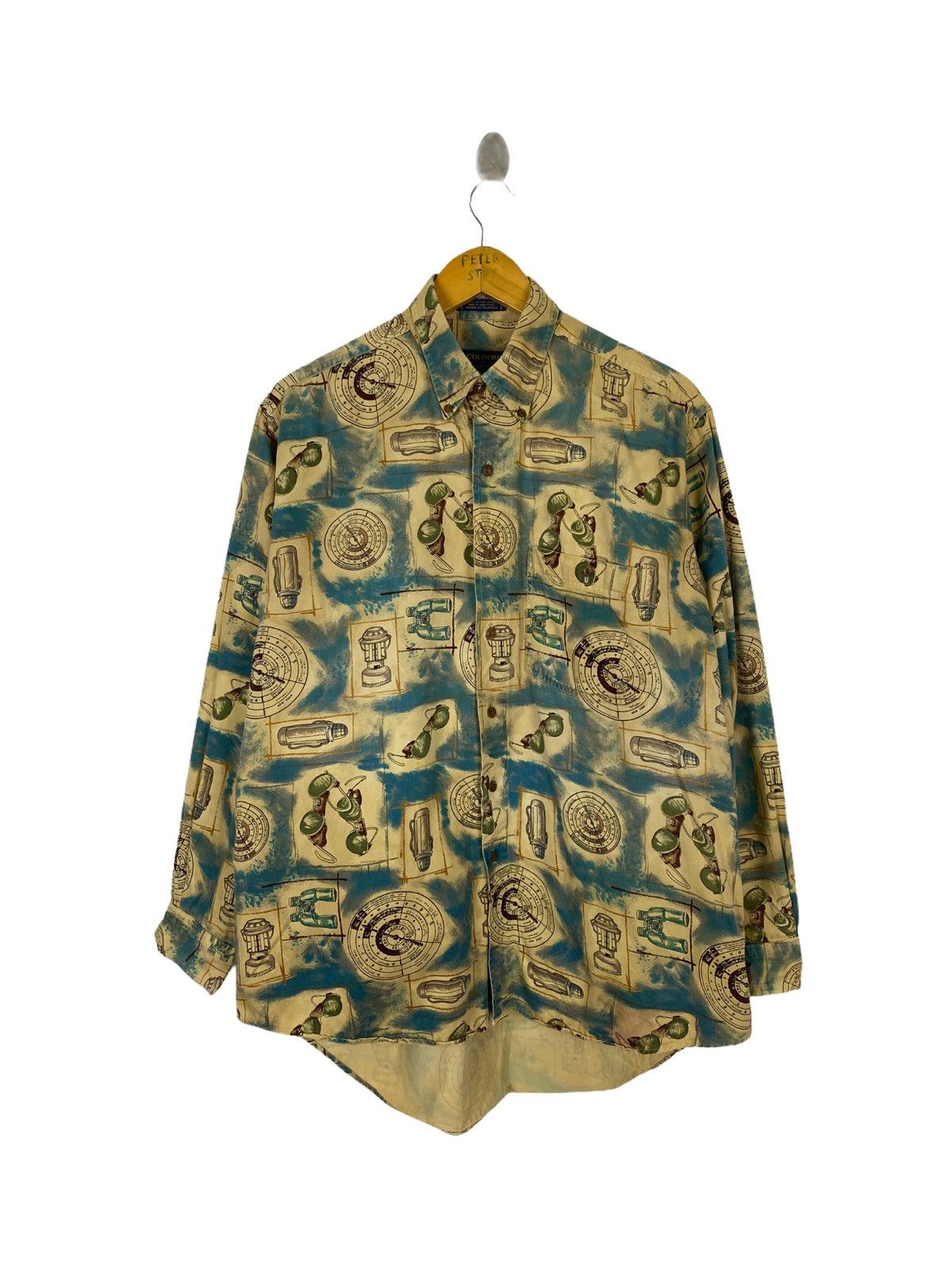 image of Vintage Colour By Alexander Julian Button Up Jacket, Men's (Size Medium)