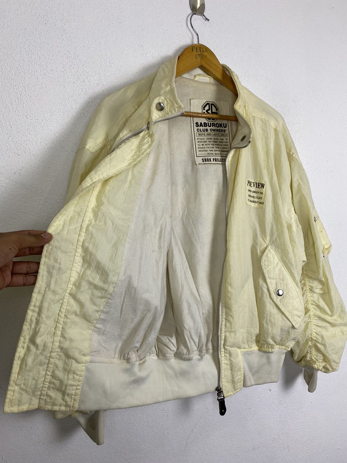 Japanese Brand × Vintage VINTAGE SABUROKU CLUB OWNERS BOMBER JACKET Size US L / EU 52-54 / 3 - 5 Thumbnail