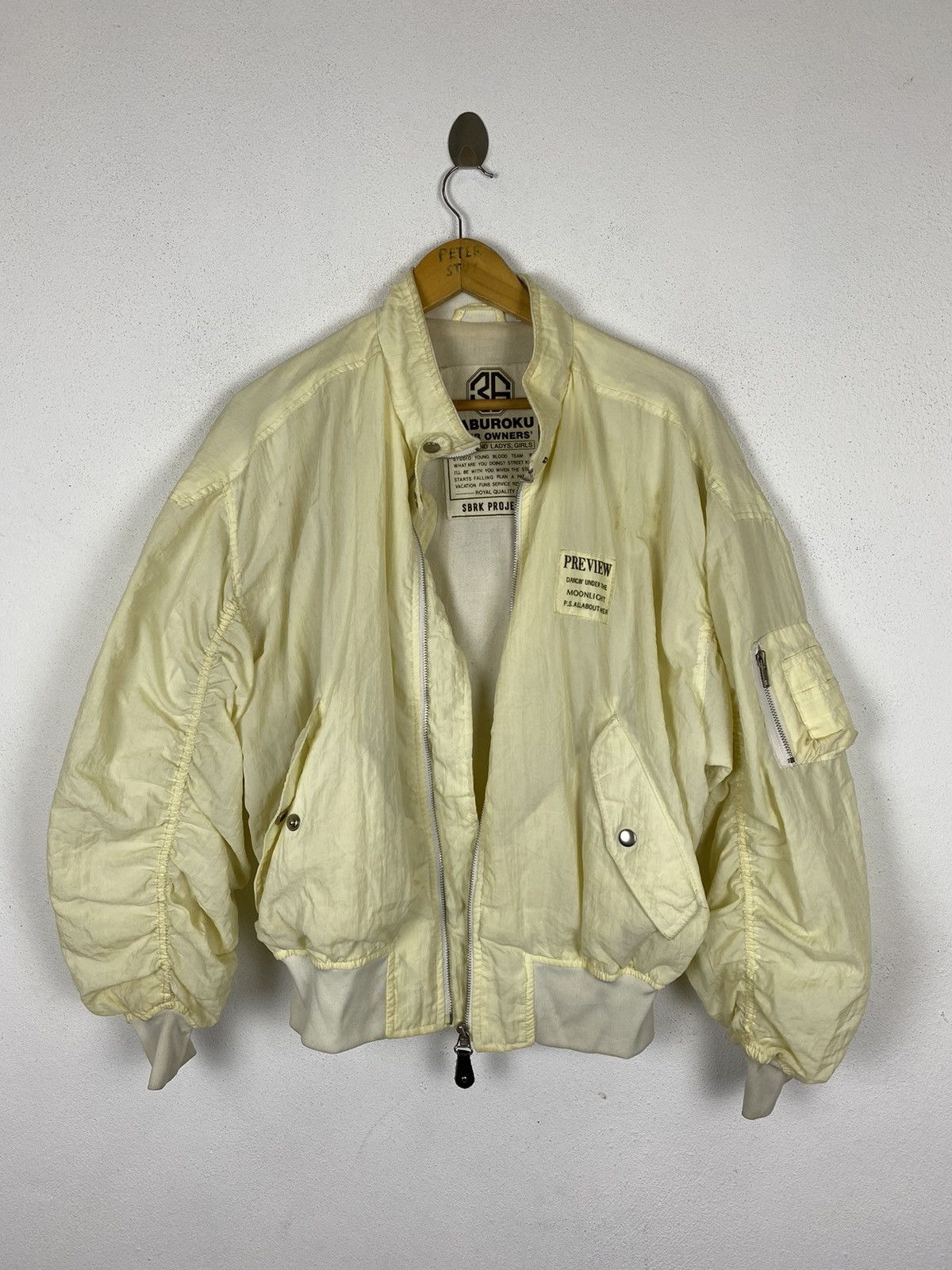 Japanese Brand × Vintage VINTAGE SABUROKU CLUB OWNERS BOMBER JACKET Size US L / EU 52-54 / 3 - 4 Thumbnail