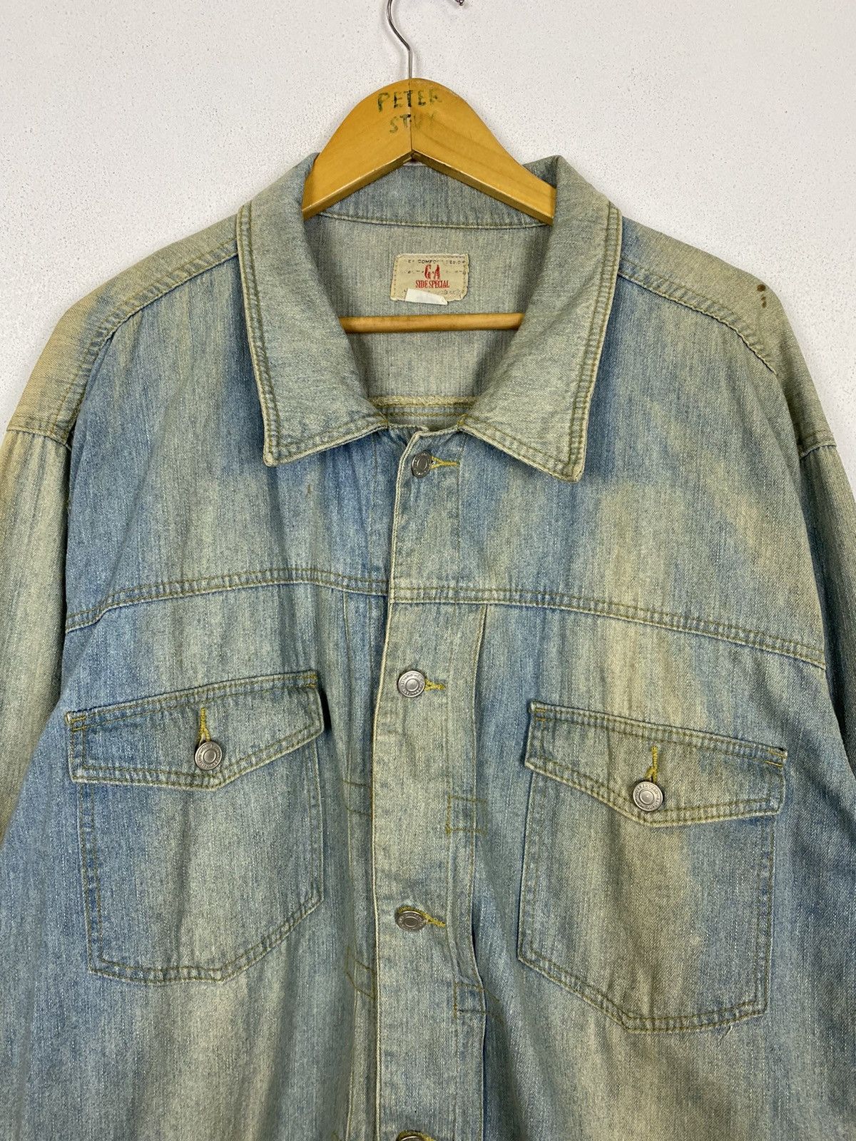 Vintage VINTAGE GA SIDE SPECIAL DENIM JACKET Size US L / EU 52-54 / 3 - 3 Thumbnail