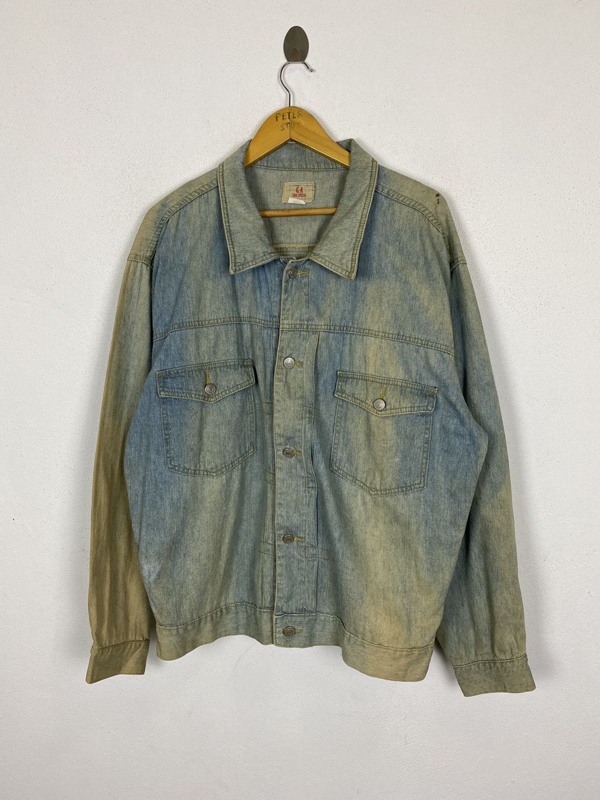 Vintage VINTAGE GA SIDE SPECIAL DENIM JACKET Size US L / EU 52-54 / 3 - 2 Thumbnail