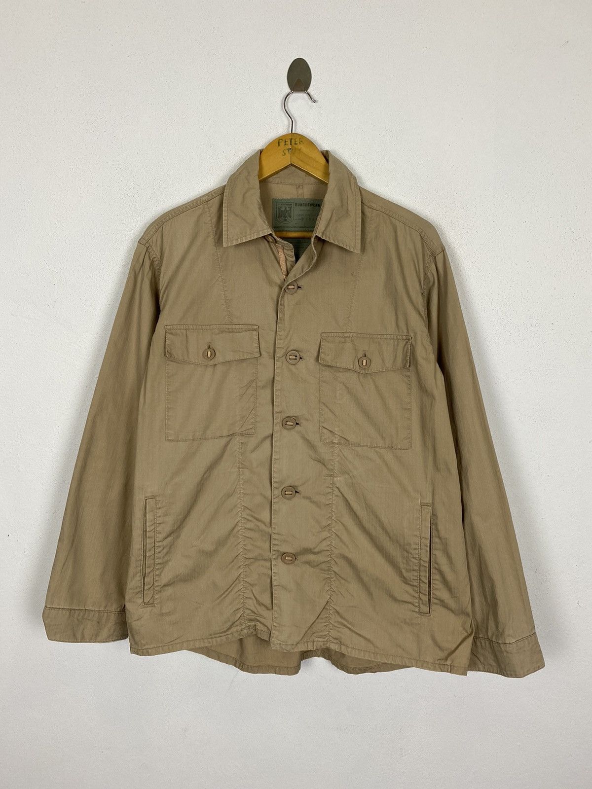 Vintage VINTAGE BUNDESWEAR MILITARY COTTON JACKET Size US L / EU 52-54 / 3 - 2 Thumbnail