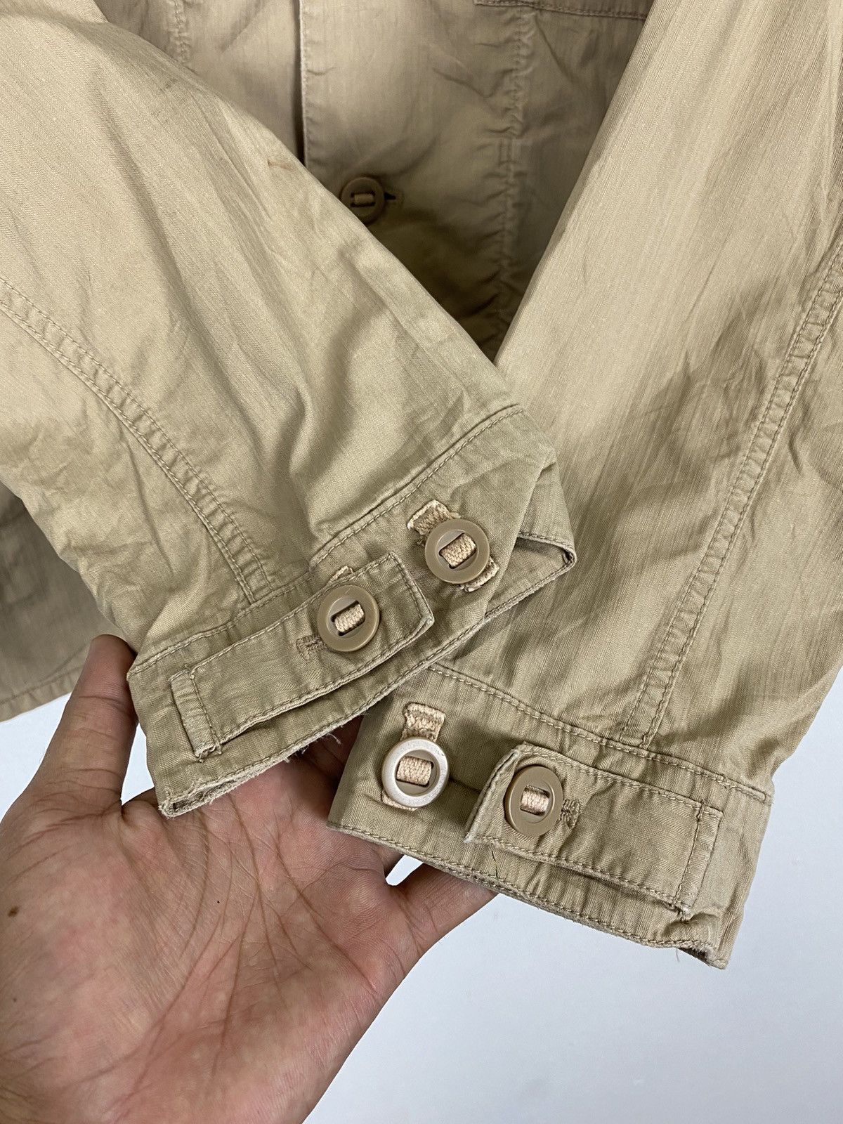 Vintage VINTAGE BUNDESWEAR MILITARY COTTON JACKET Size US L / EU 52-54 / 3 - 8 Thumbnail