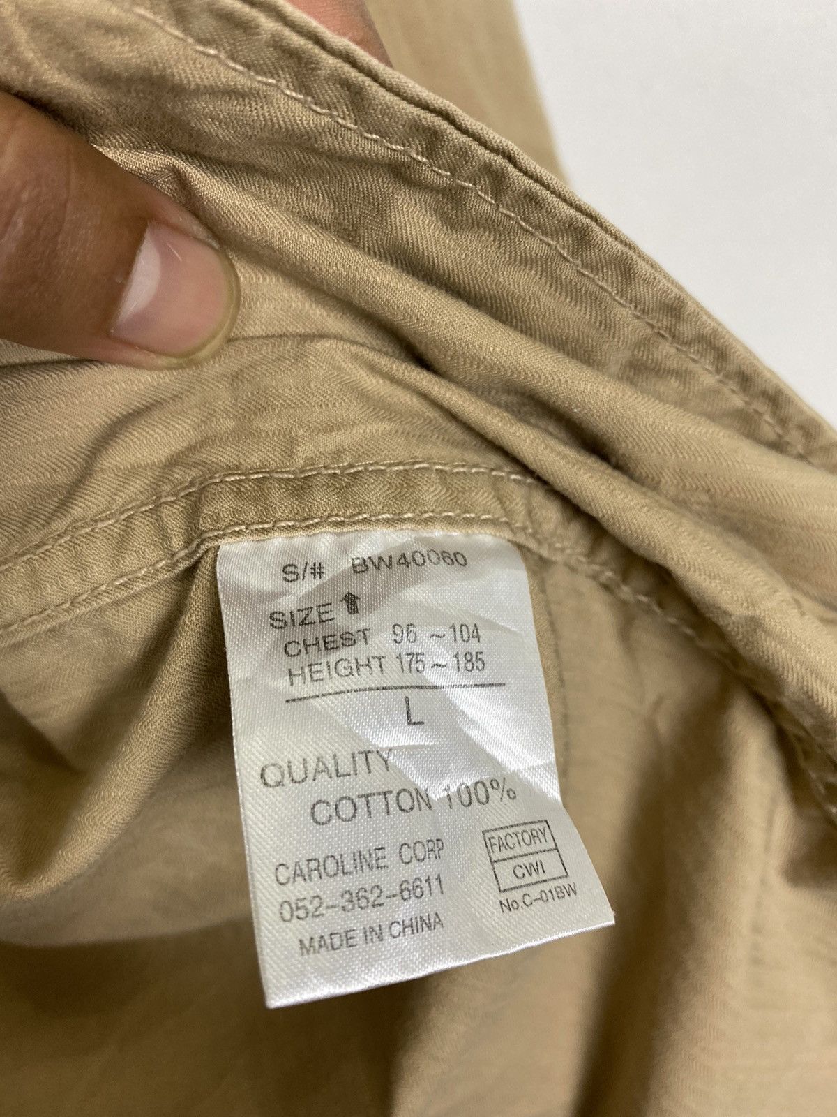 Vintage VINTAGE BUNDESWEAR MILITARY COTTON JACKET Size US L / EU 52-54 / 3 - 10 Thumbnail