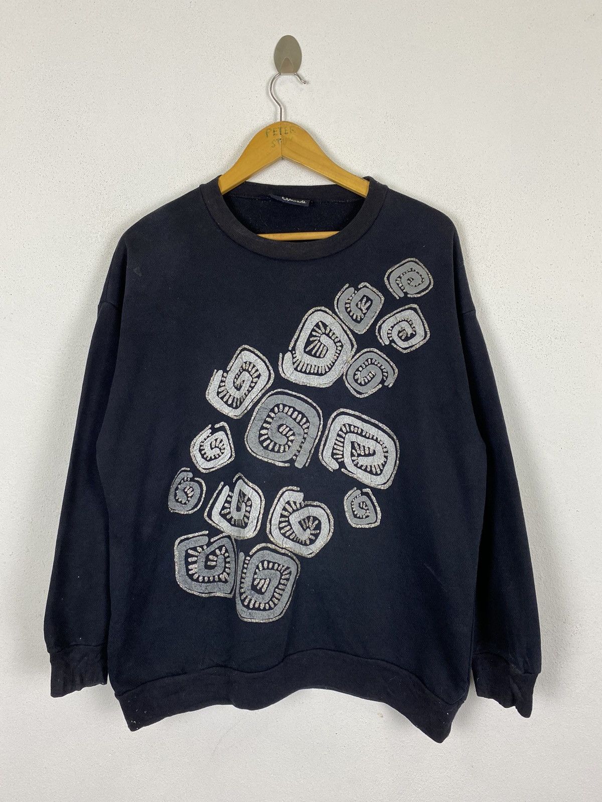 Vintage VINTAGE KT SPORTS SWEATER ART DESIGN Size US M / EU 48-50 / 2 - 2 Thumbnail