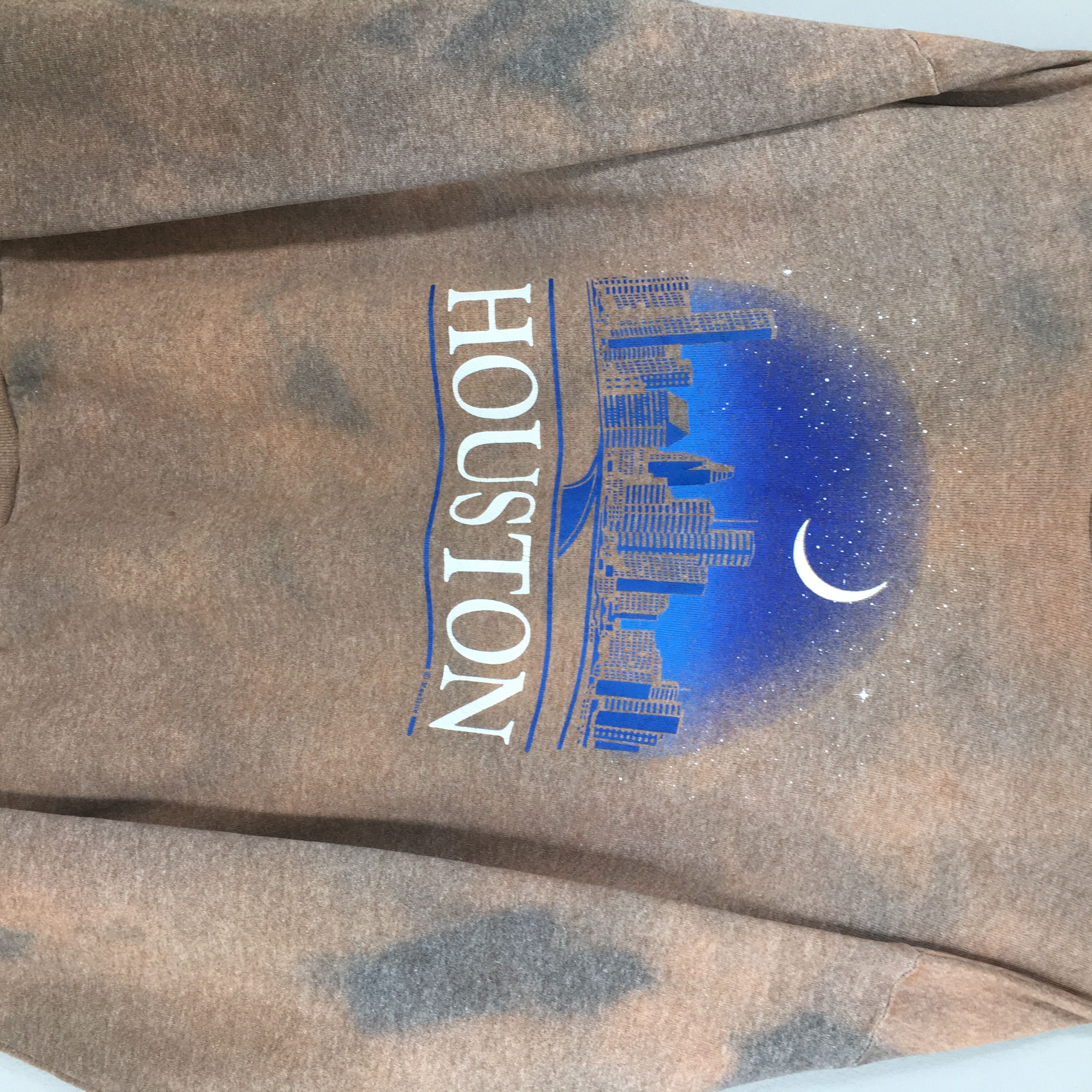 Vintage Vintage Houston Texas Tie Dye Sweatshirt Large Size US L / EU 52-54 / 3 - 3 Thumbnail