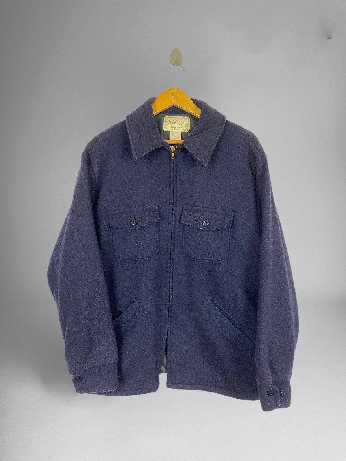 VINTAGE MELTON MADE USA OUTERWEAR JACKET