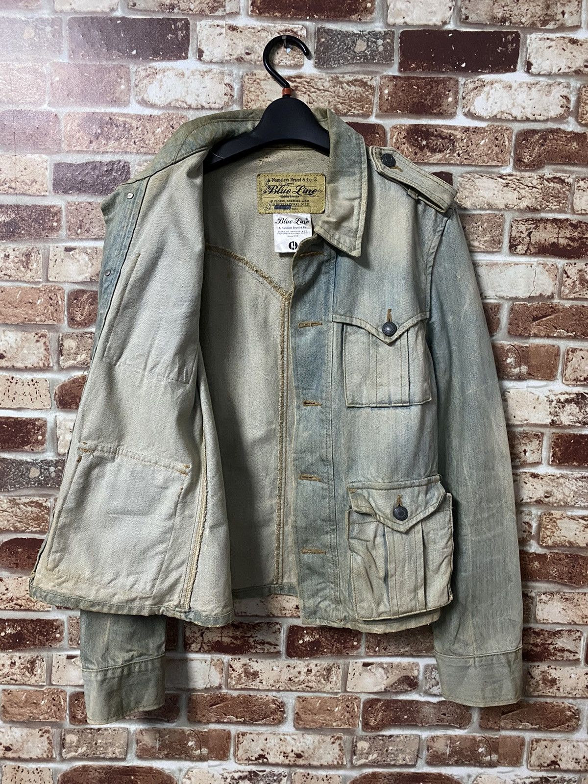 Other GK149 Blue Line Denim Jacket Size US L / EU 52-54 / 3 - 4 Thumbnail
