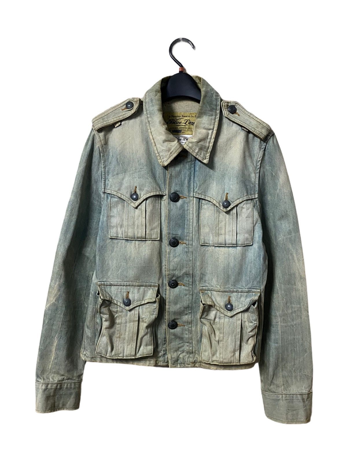 Other GK149 Blue Line Denim Jacket Size US L / EU 52-54 / 3 - 1 Thumbnail