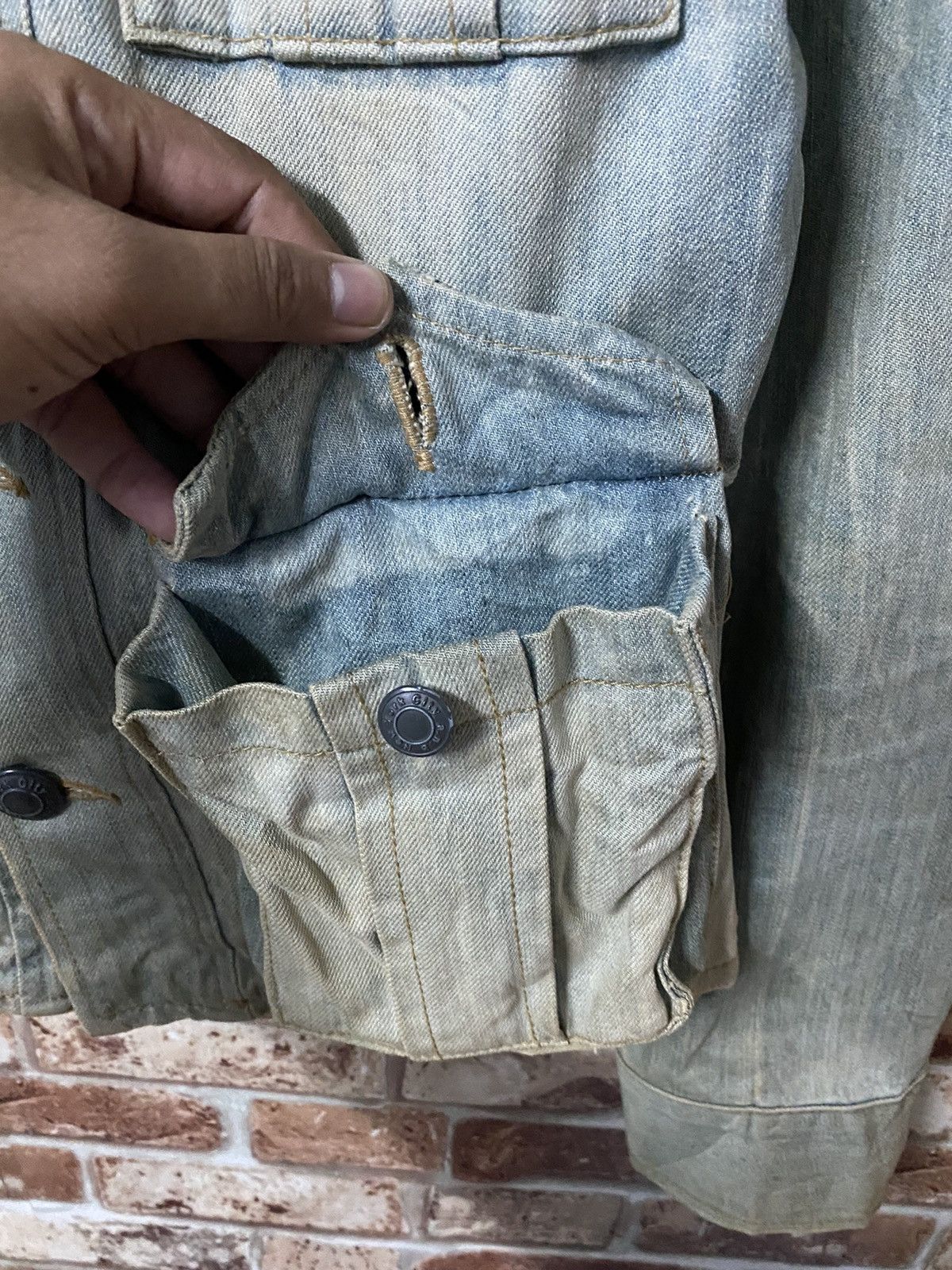 Other GK149 Blue Line Denim Jacket Size US L / EU 52-54 / 3 - 7 Thumbnail