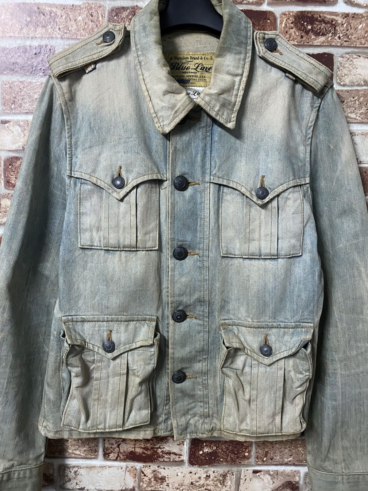 Other GK149 Blue Line Denim Jacket Size US L / EU 52-54 / 3 - 5 Thumbnail