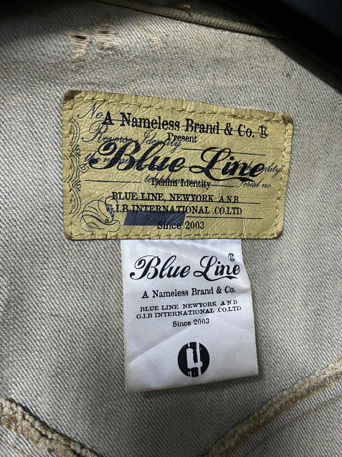 Other GK149 Blue Line Denim Jacket Size US L / EU 52-54 / 3 - 12 Thumbnail