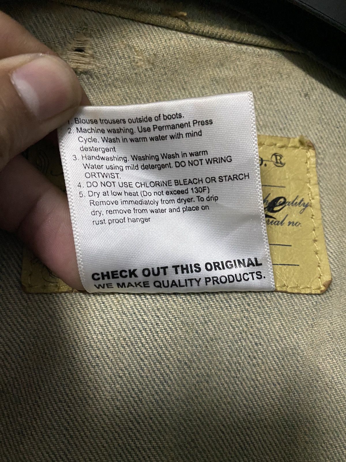 Other GK149 Blue Line Denim Jacket Size US L / EU 52-54 / 3 - 13 Thumbnail