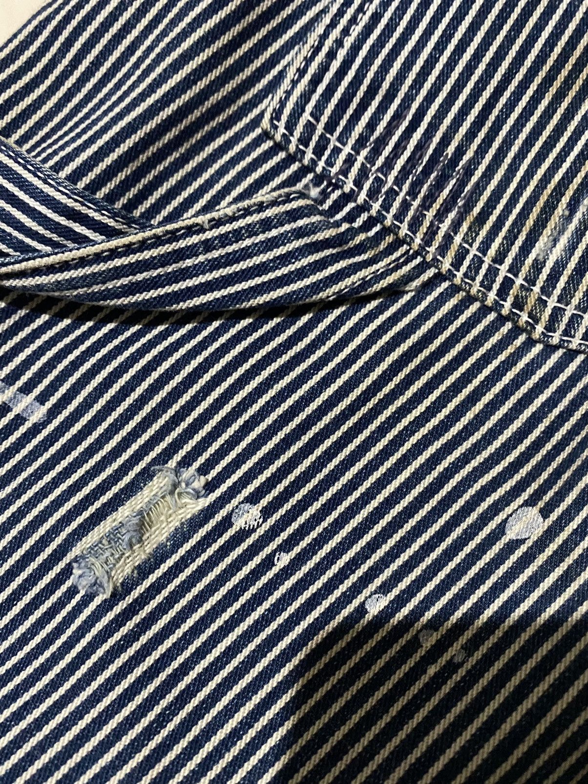 Japanese Brand 🔥Japanese Brand Mangrove Blue Union Made Painted Pant Size US 34 / EU 50 - 13 Thumbnail