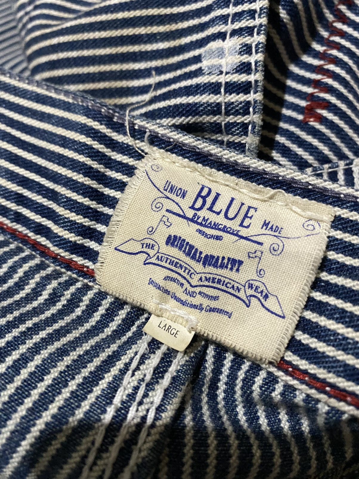 Japanese Brand 🔥Japanese Brand Mangrove Blue Union Made Painted Pant Size US 34 / EU 50 - 15 Thumbnail