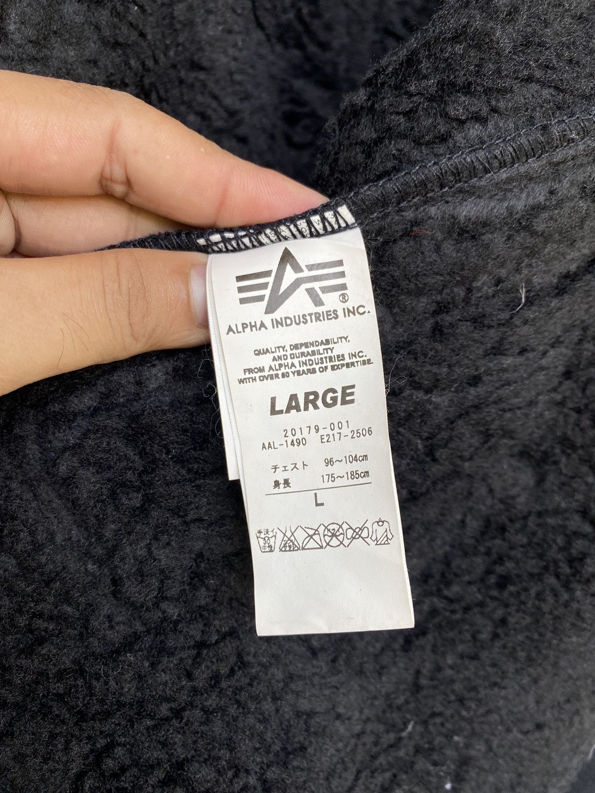 Alpha Industries VINTAGE ALPHA INDUSTRIES PILE LINED JACKET Size US L / EU 52-54 / 3 - 13 Thumbnail