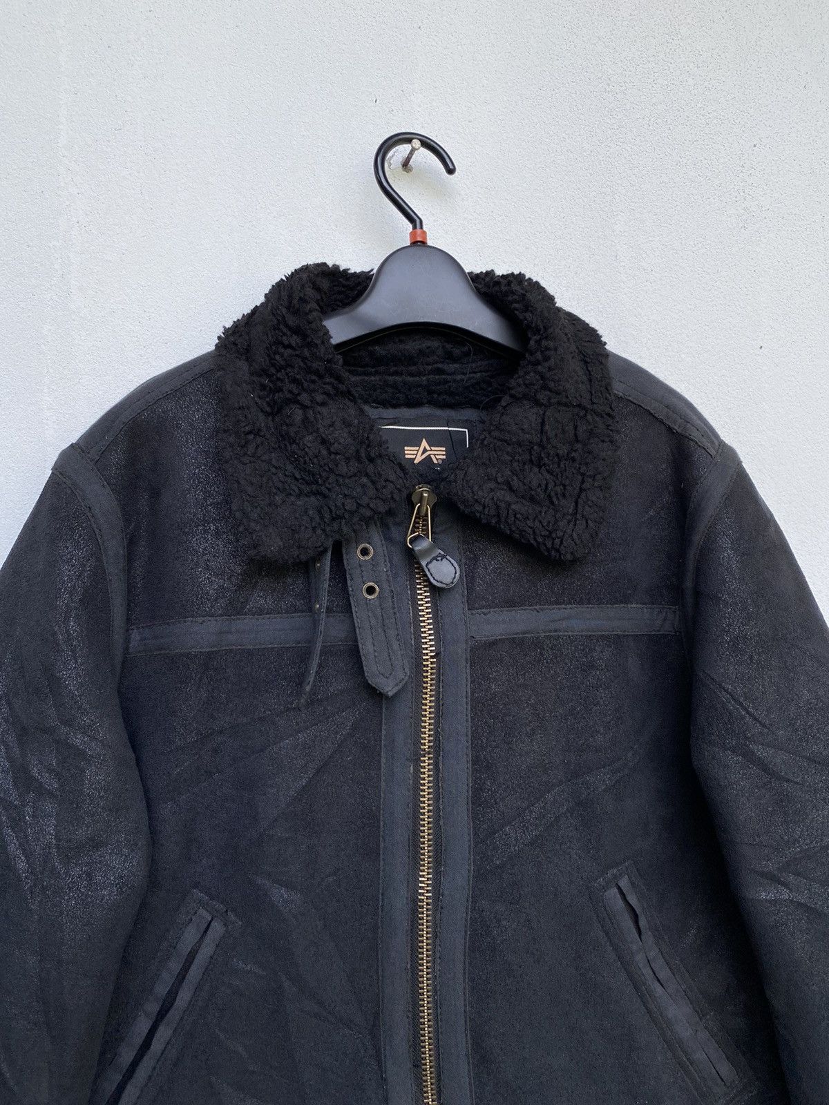 Alpha Industries VINTAGE ALPHA INDUSTRIES PILE LINED JACKET Size US L / EU 52-54 / 3 - 4 Thumbnail