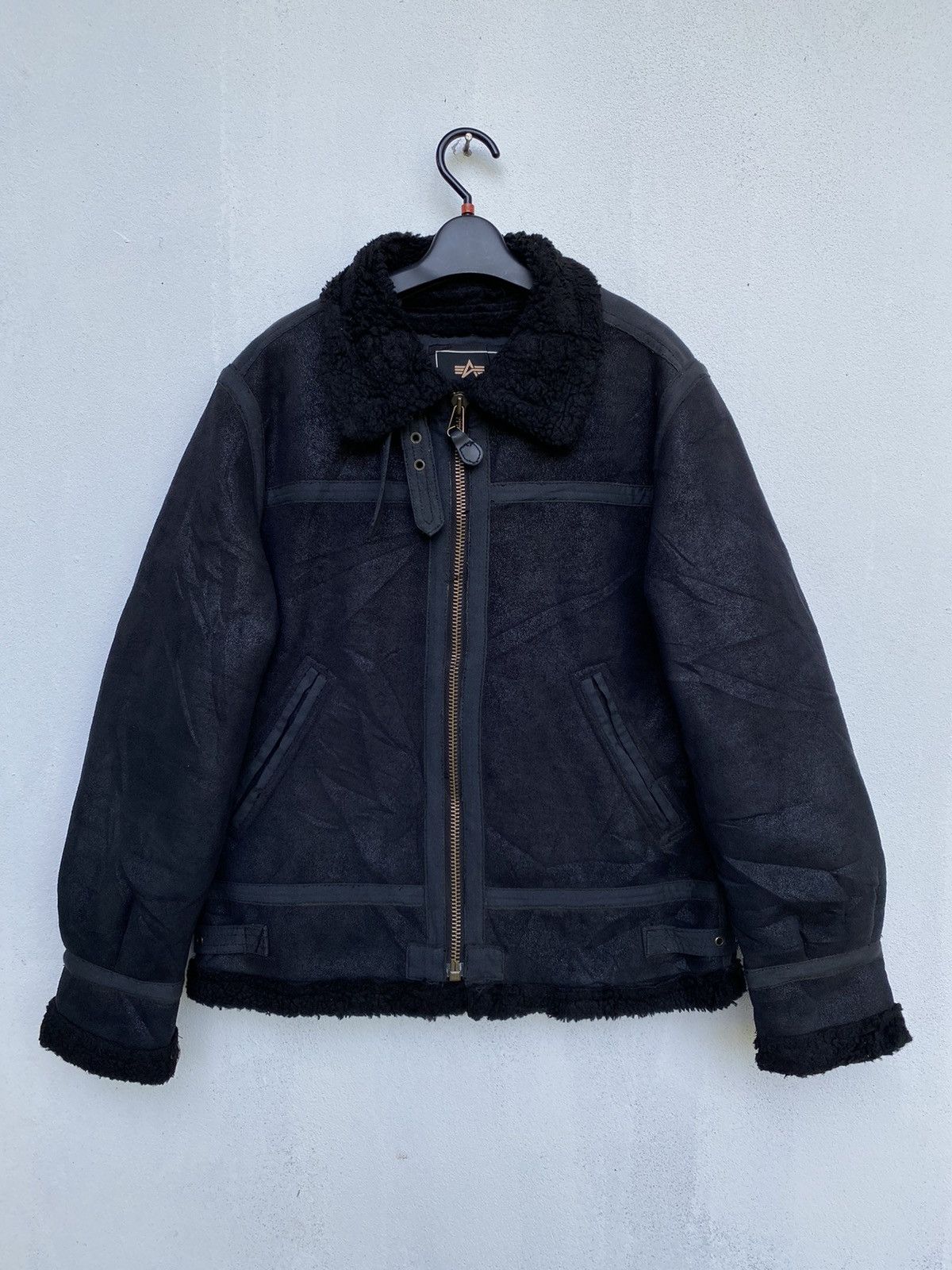 Alpha Industries VINTAGE ALPHA INDUSTRIES PILE LINED JACKET Size US L / EU 52-54 / 3 - 2 Thumbnail