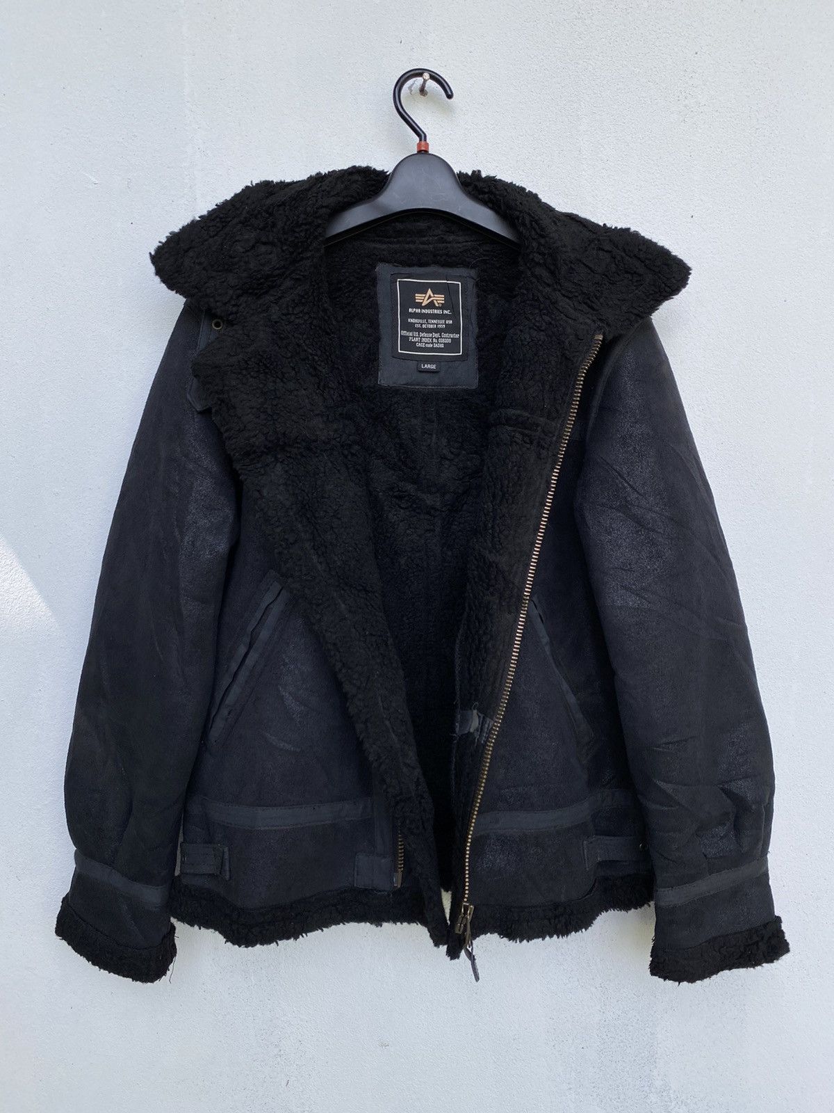 Alpha Industries VINTAGE ALPHA INDUSTRIES PILE LINED JACKET Size US L / EU 52-54 / 3 - 10 Thumbnail