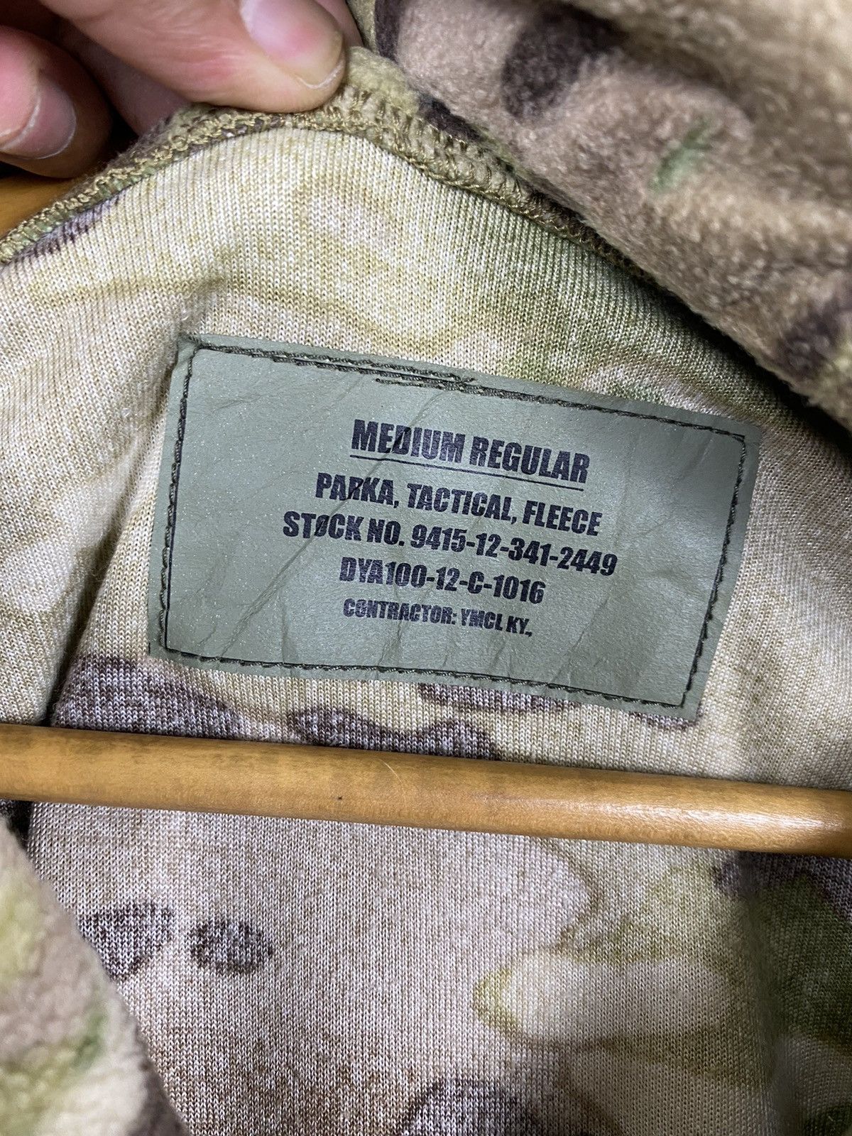 Japanese Brand PARKA TACTICAL FLEECE HODDIES Size US M / EU 48-50 / 2 - 9 Thumbnail