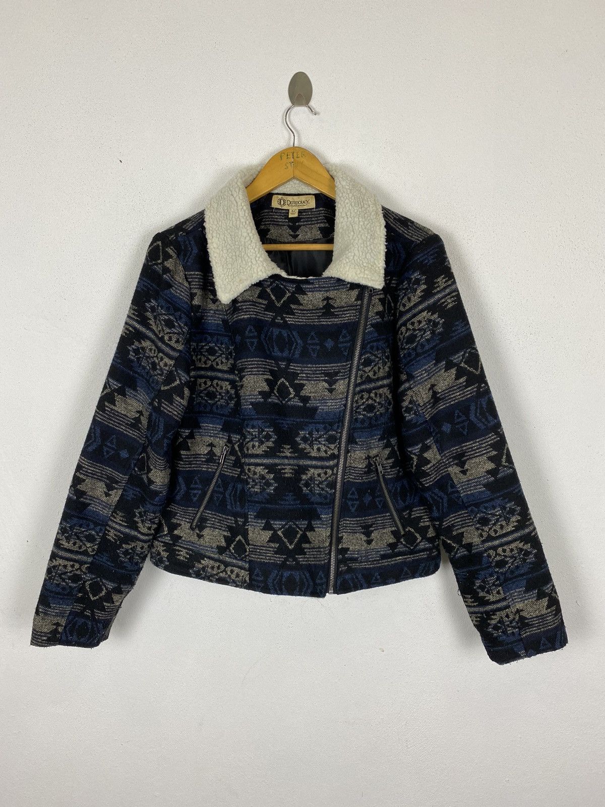 Japanese Brand DEMOCRACY NAVAJO JACKET Size US L / EU 52-54 / 3 - 3 Thumbnail