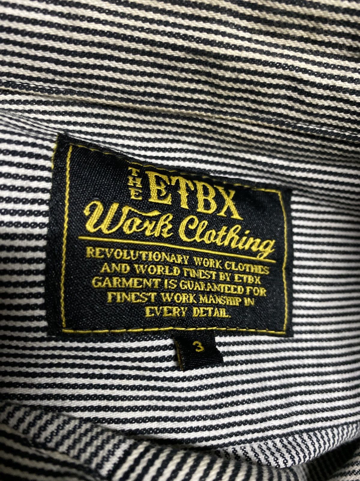 Japanese Brand ETBX WORK CLOTHING EMBROIDERY DESIGN SHIRT Size US M / EU 48-50 / 2 - 7 Thumbnail