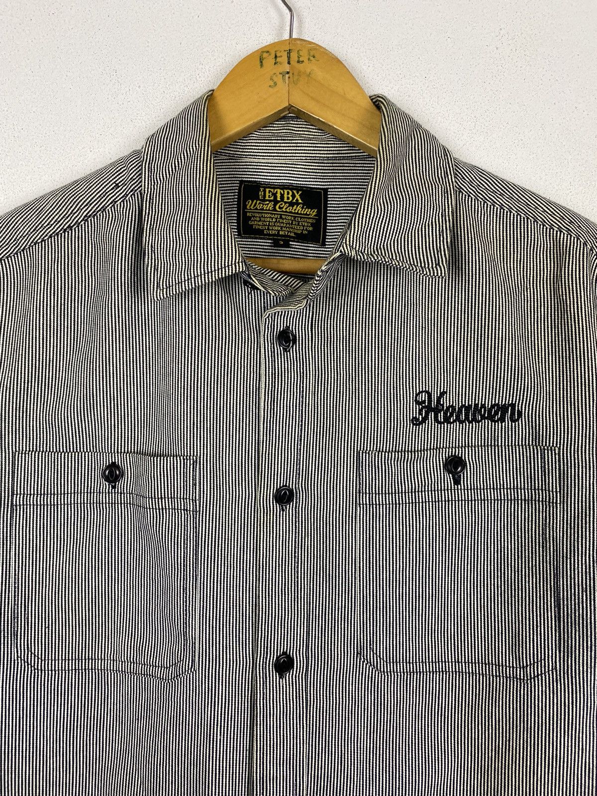 Japanese Brand ETBX WORK CLOTHING EMBROIDERY DESIGN SHIRT Size US M / EU 48-50 / 2 - 4 Thumbnail