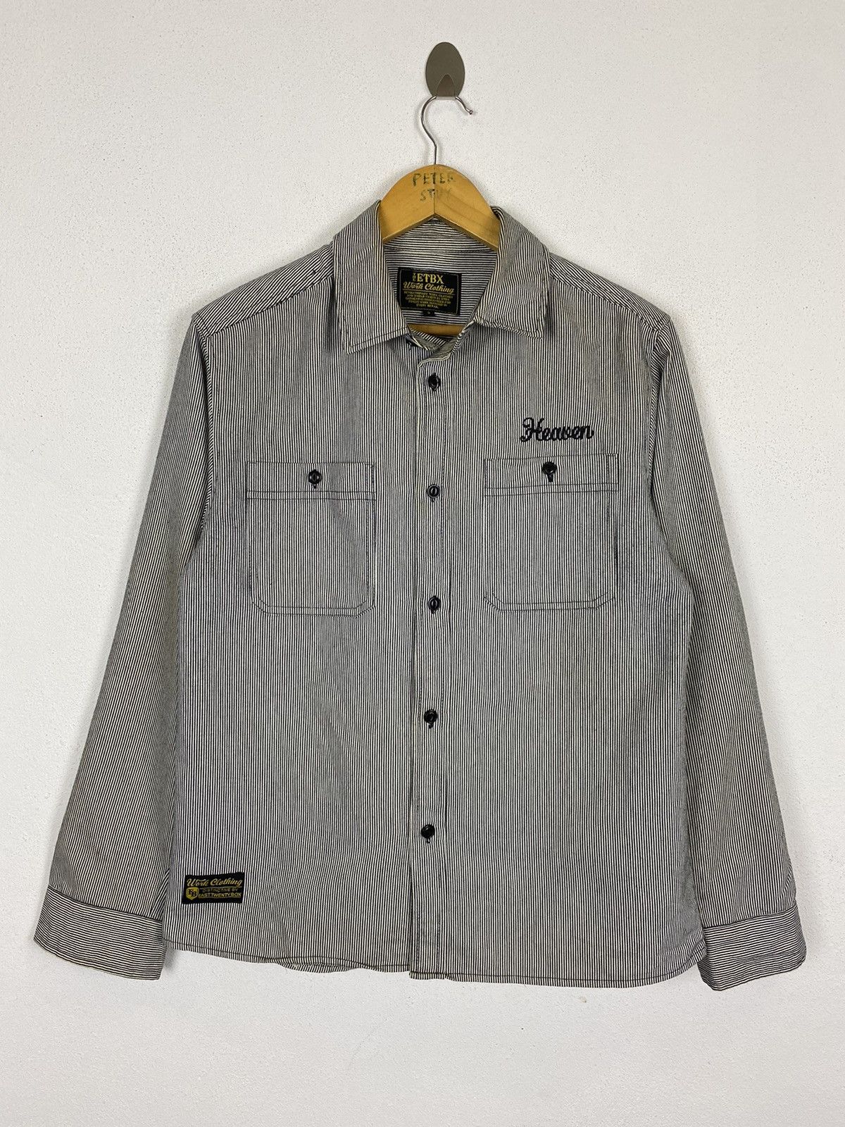 Japanese Brand ETBX WORK CLOTHING EMBROIDERY DESIGN SHIRT Size US M / EU 48-50 / 2 - 3 Thumbnail