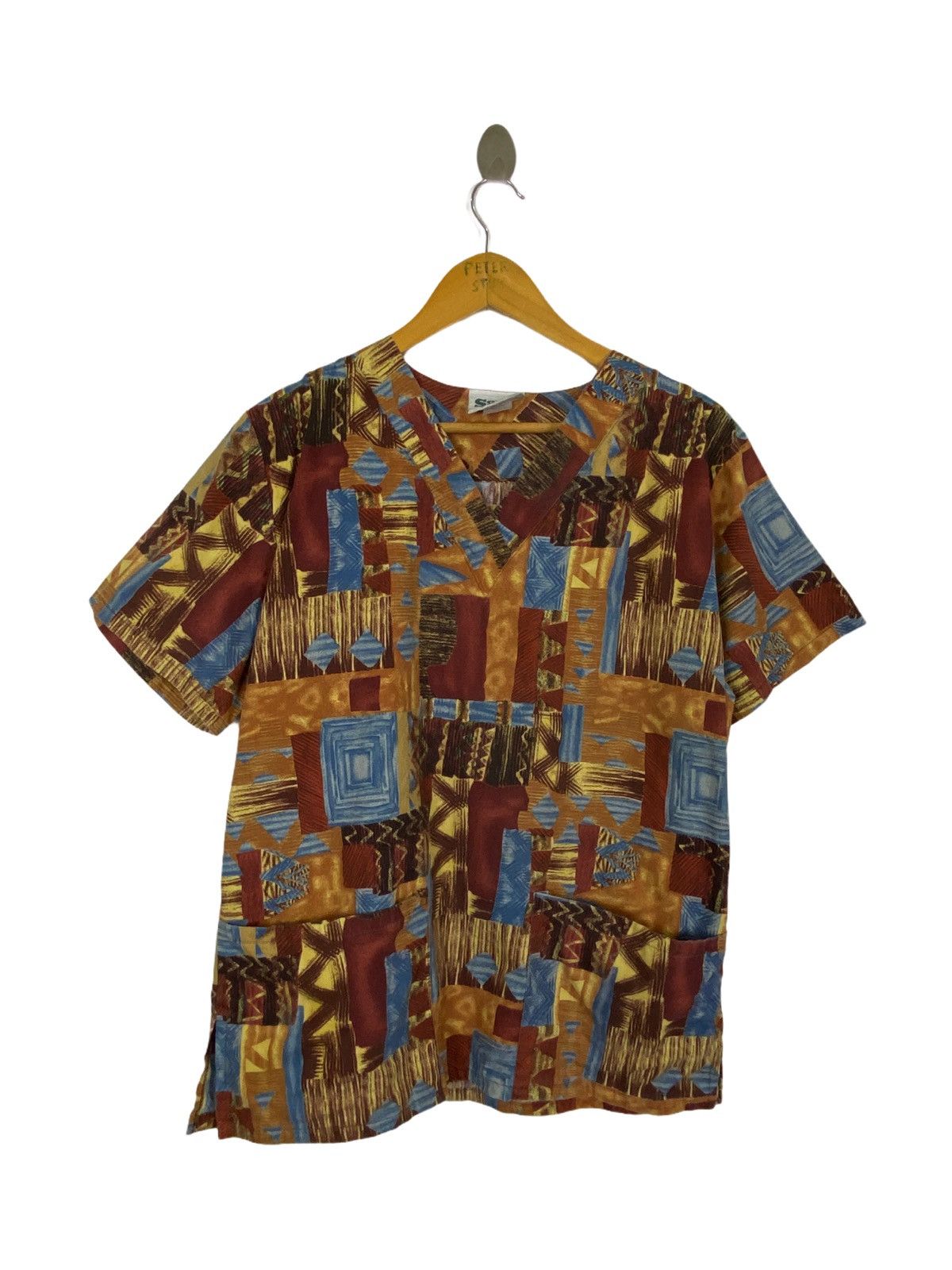 Vintage VINTAGE SCRUBS STATION WORKER COTTON SHIRT Size US M / EU 48-50 / 2 - 1 Thumbnail