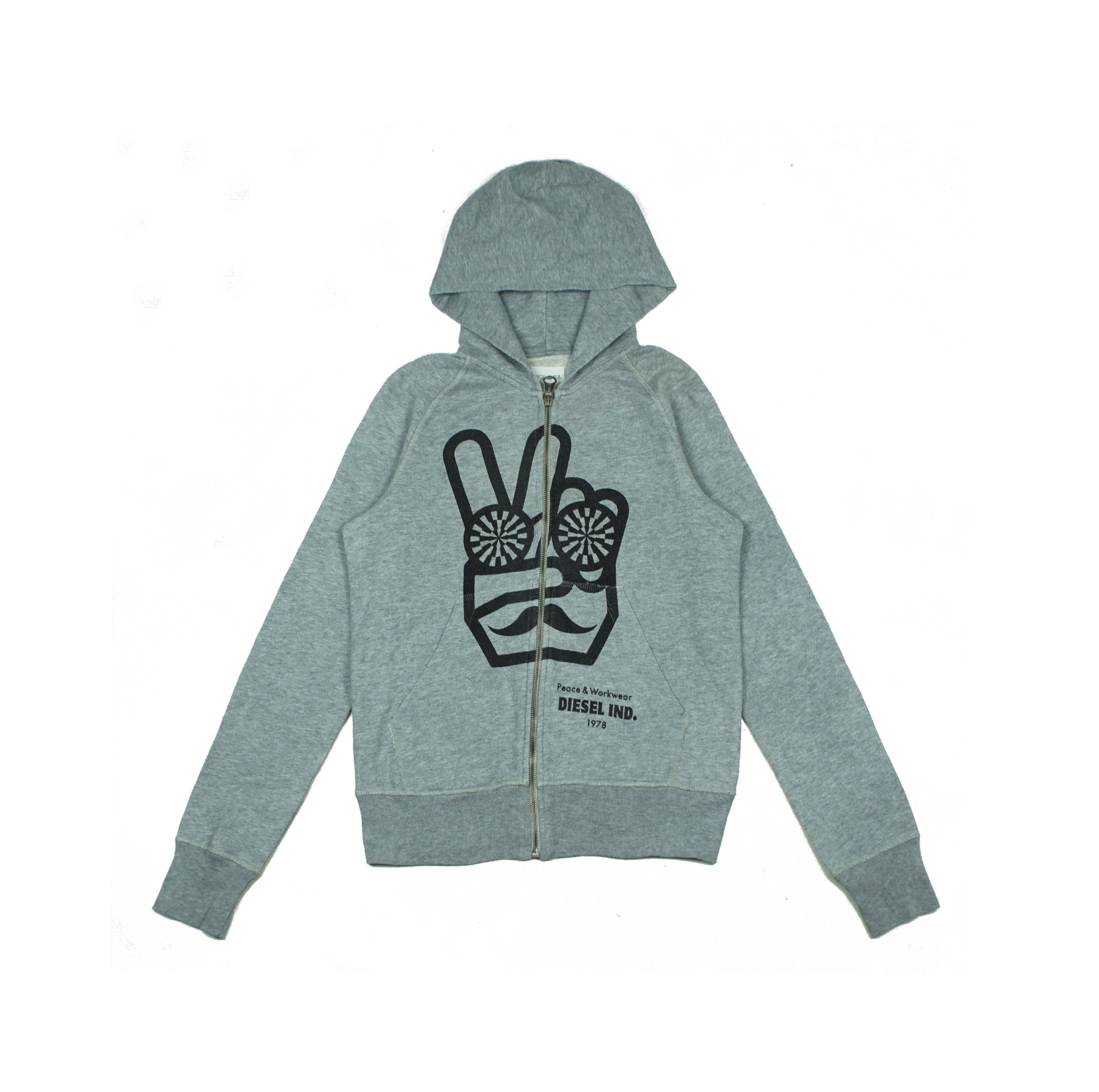 Diesel *NoTariff Diesel Peace Hoodie Size L / US 10 / IT 46 - 1 Thumbnail