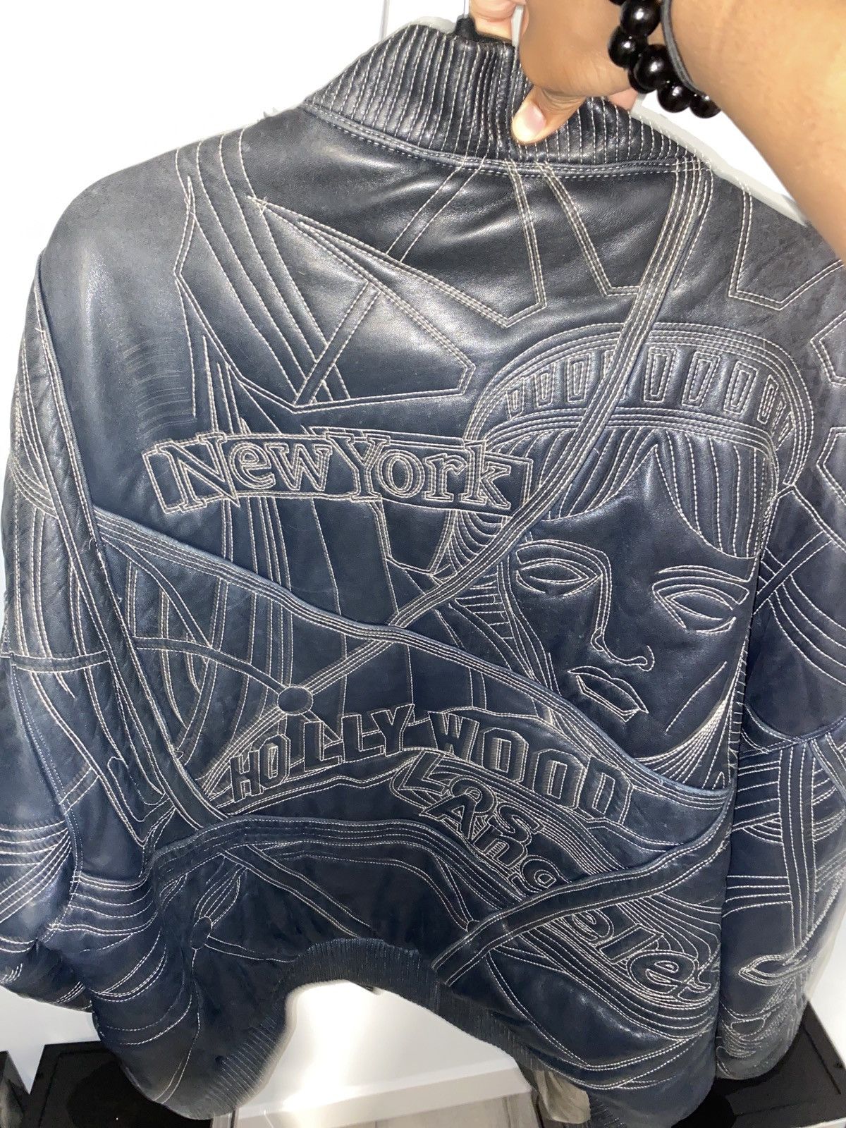 Marc Buchanan Vintage Pelle Pelle Marc Buchanan Leather Jacket Size US L / EU 52-54 / 3 - 1 Thumbnail