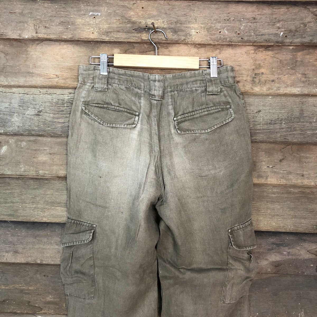 Faded Glory × Japanese Brand Japan faded Brown Multipocket Tactical Cargo Pants #c993 Size US 27 - 9 Thumbnail
