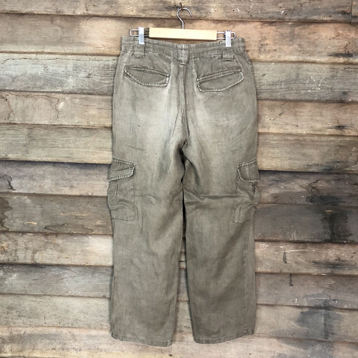 Faded Glory × Japanese Brand Japan faded Brown Multipocket Tactical Cargo Pants #c993 Size US 27 - 8 Thumbnail