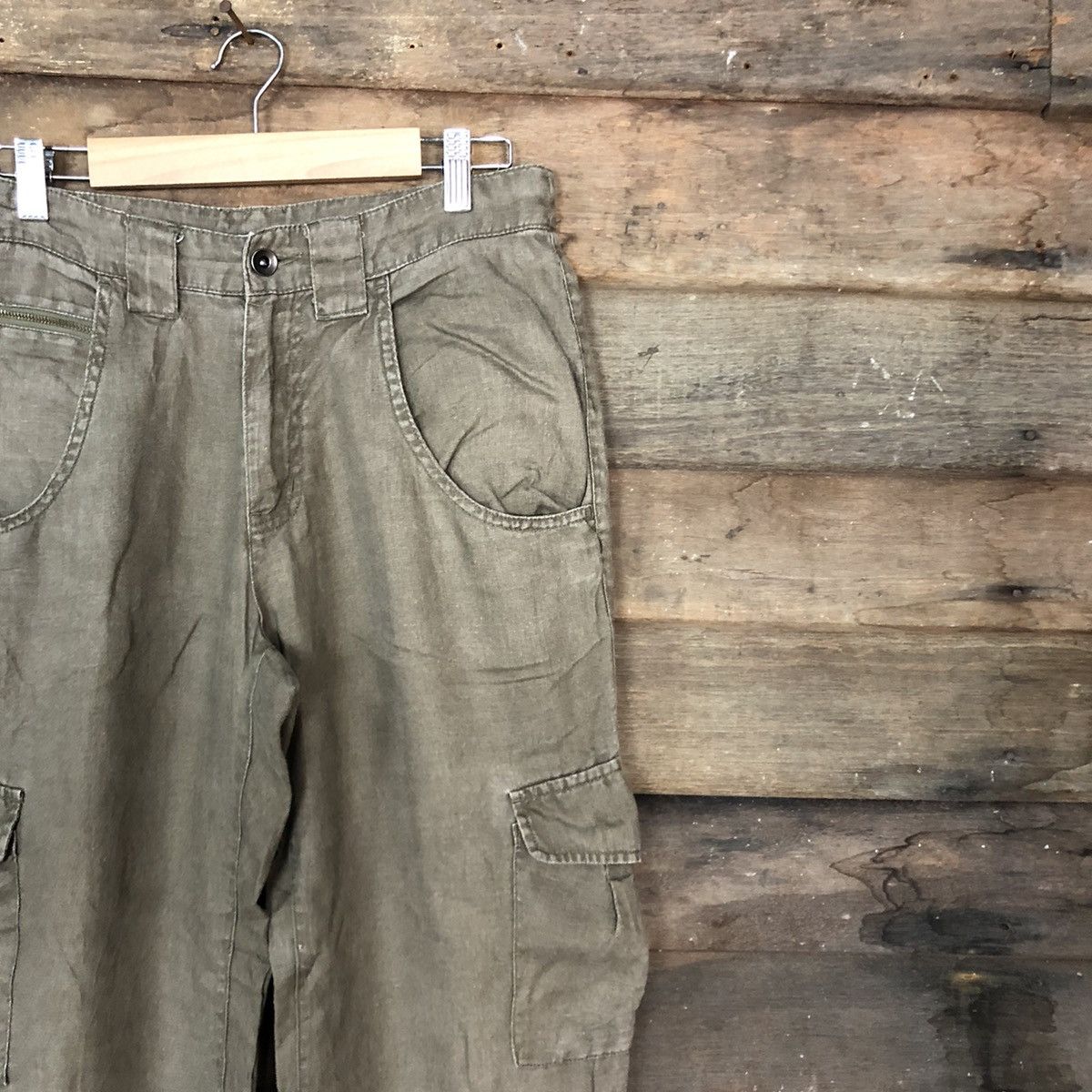 Faded Glory × Japanese Brand Japan faded Brown Multipocket Tactical Cargo Pants #c993 Size US 27 - 5 Thumbnail