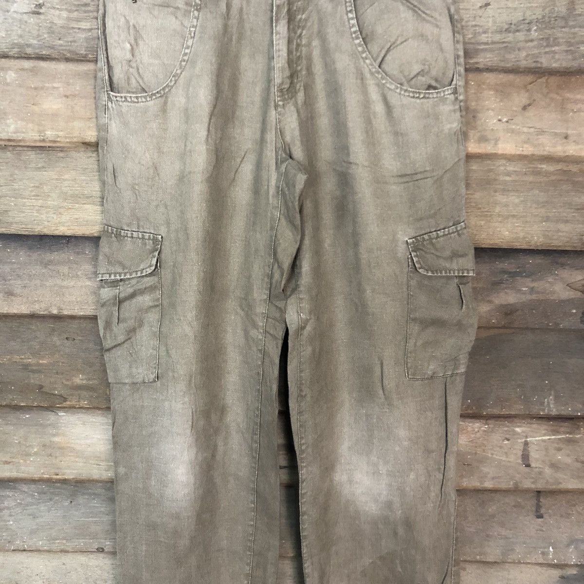 Faded Glory × Japanese Brand Japan faded Brown Multipocket Tactical Cargo Pants #c993 Size US 27 - 4 Thumbnail