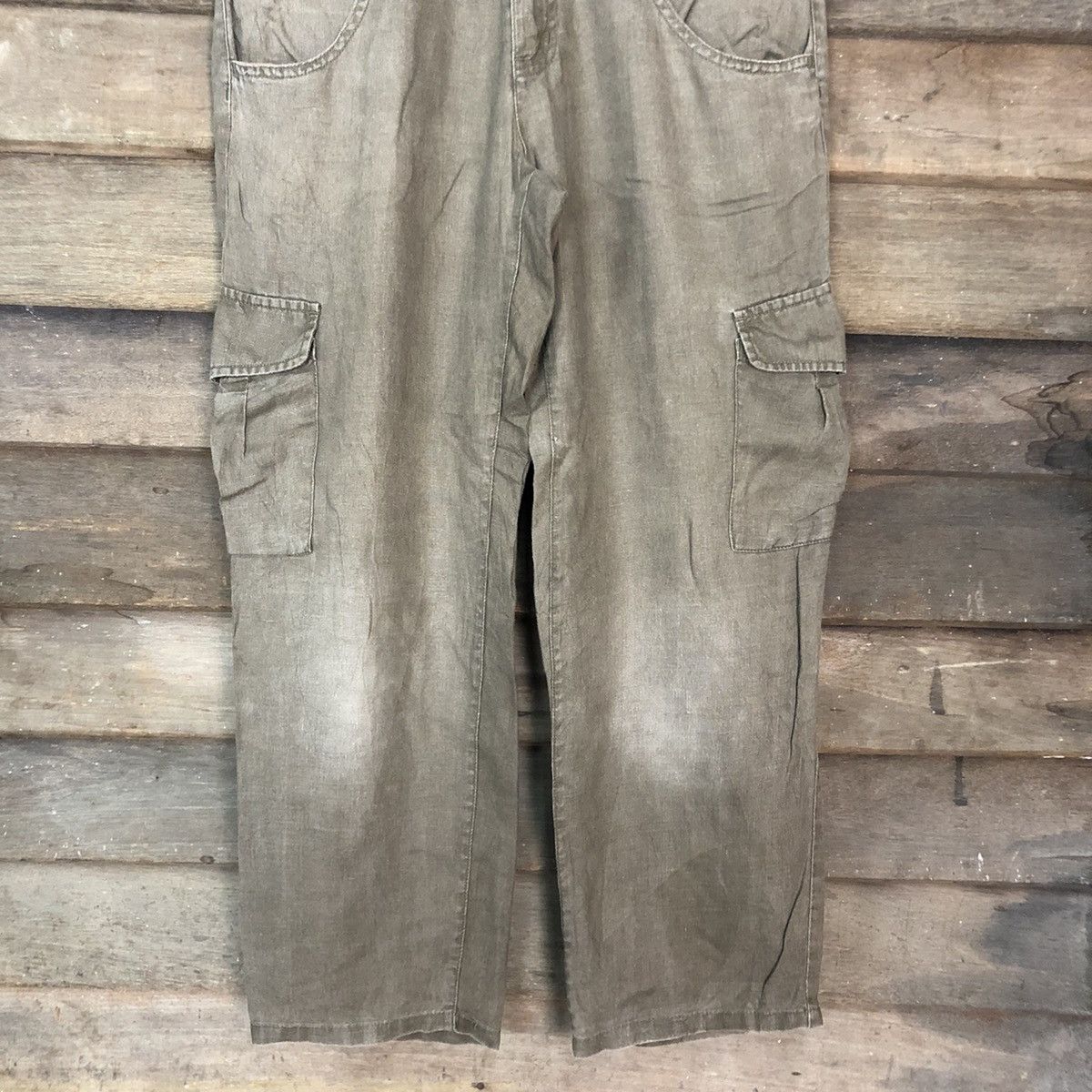 Faded Glory × Japanese Brand Japan faded Brown Multipocket Tactical Cargo Pants #c993 Size US 27 - 3 Thumbnail