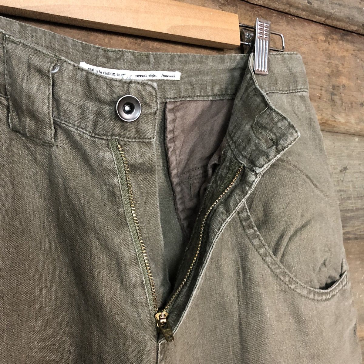 Faded Glory × Japanese Brand Japan faded Brown Multipocket Tactical Cargo Pants #c993 Size US 27 - 7 Thumbnail