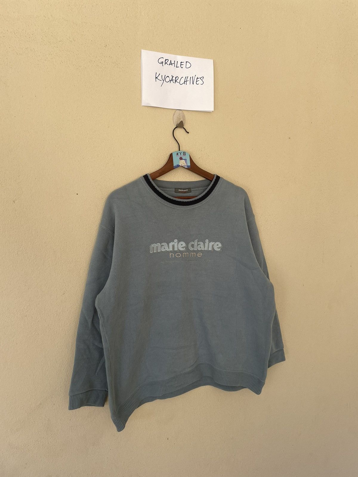 Japanese Brand × Vintage VINTAGE MARIE CLAIRE EMBROIDERED SWEATSHIRT Size US L / EU 52-54 / 3 - 2 Thumbnail