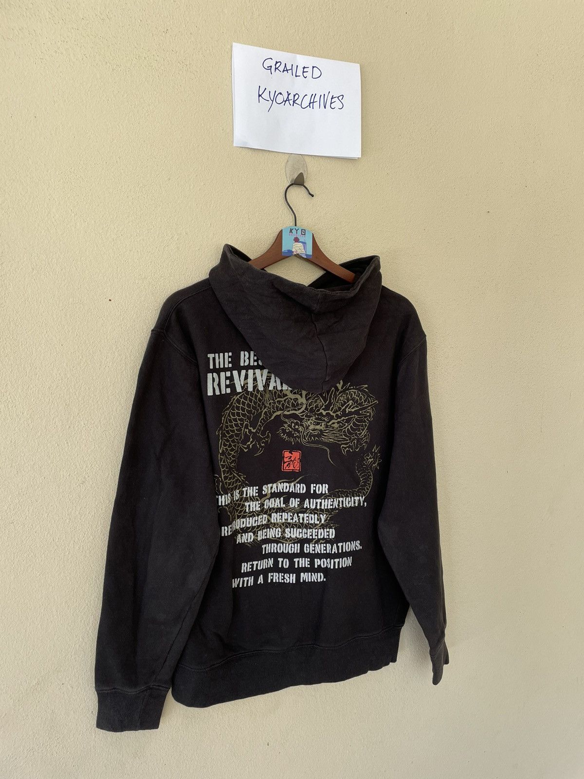 Japanese Brand × Vintage VINTAGE THE BEST REVIVAL DRAGON HOODIE Size US L / EU 52-54 / 3 - 2 Thumbnail