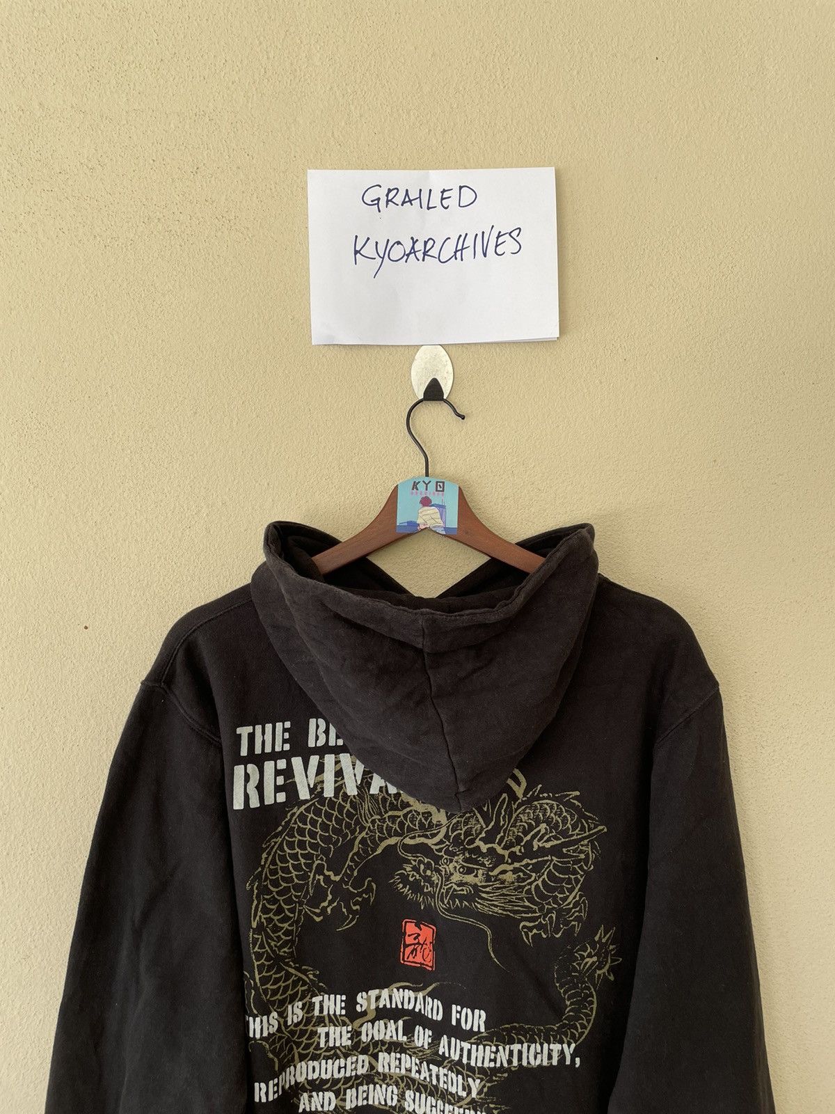Japanese Brand × Vintage VINTAGE THE BEST REVIVAL DRAGON HOODIE Size US L / EU 52-54 / 3 - 6 Thumbnail