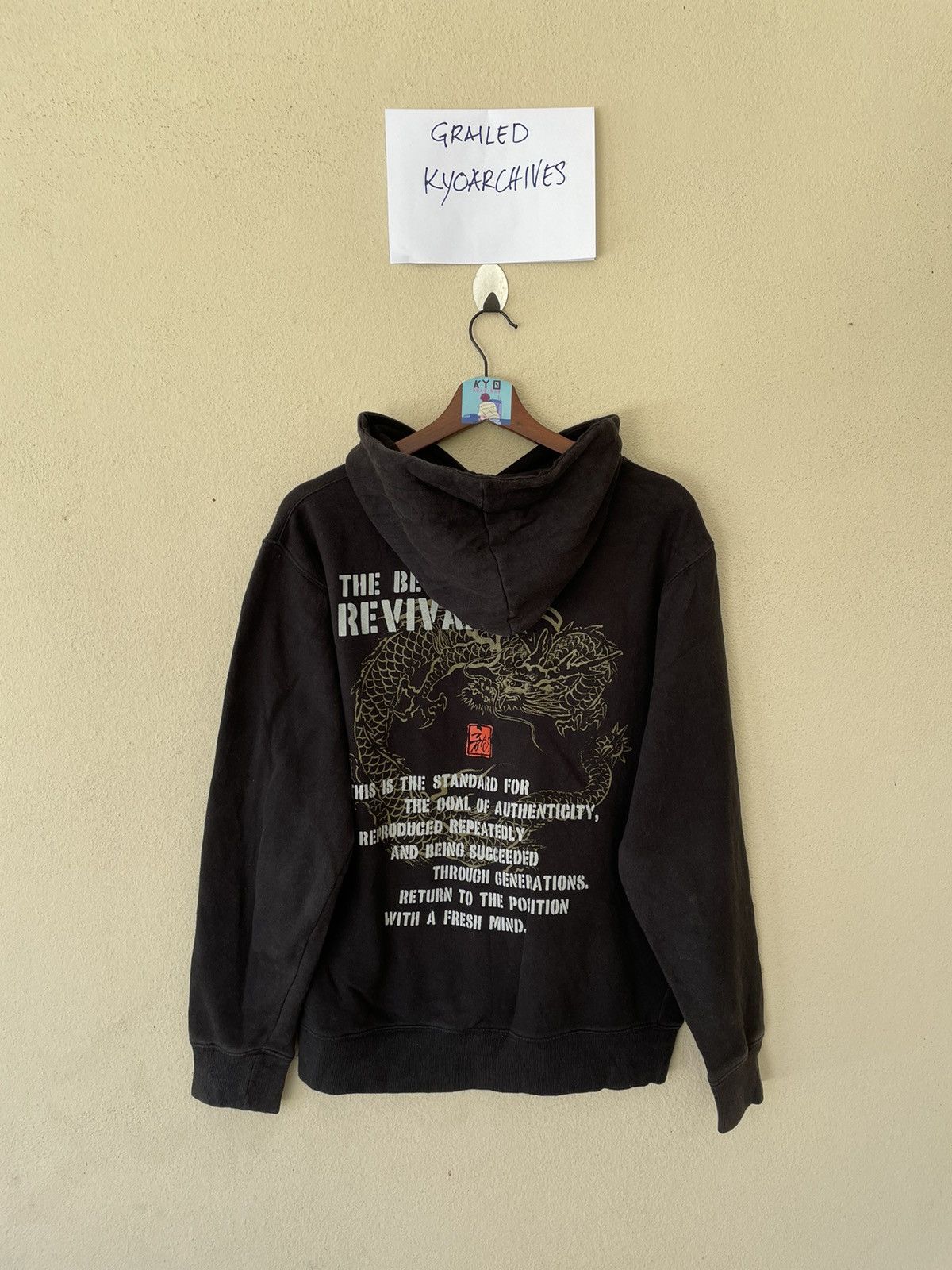 Japanese Brand × Vintage VINTAGE THE BEST REVIVAL DRAGON HOODIE Size US L / EU 52-54 / 3 - 1 Thumbnail