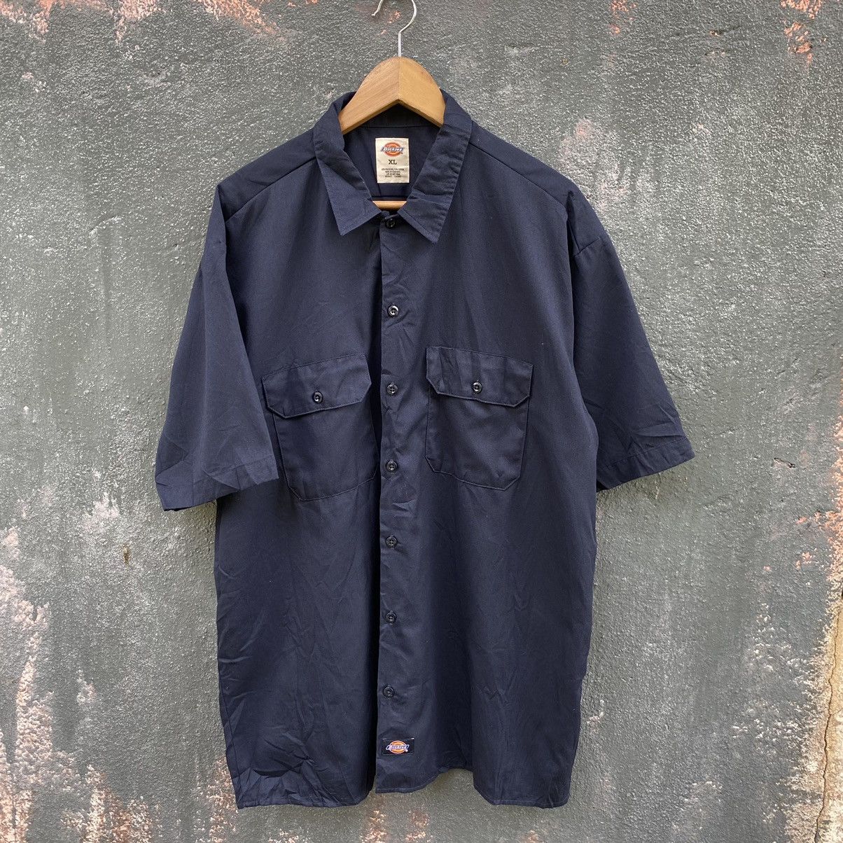 Dickies Vintage Dickies Workers Button Up ERD GRUNGE SHIRT Size US XL / EU 56 / 4 - 1 Thumbnail