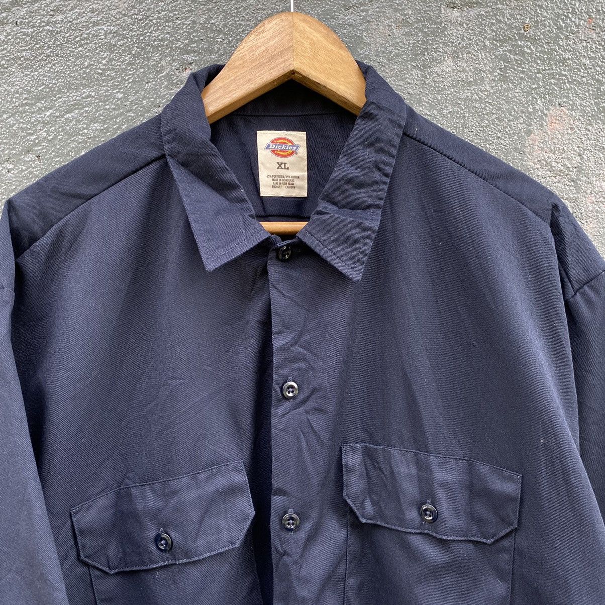 Dickies Vintage Dickies Workers Button Up ERD GRUNGE SHIRT Size US XL / EU 56 / 4 - 2 Thumbnail