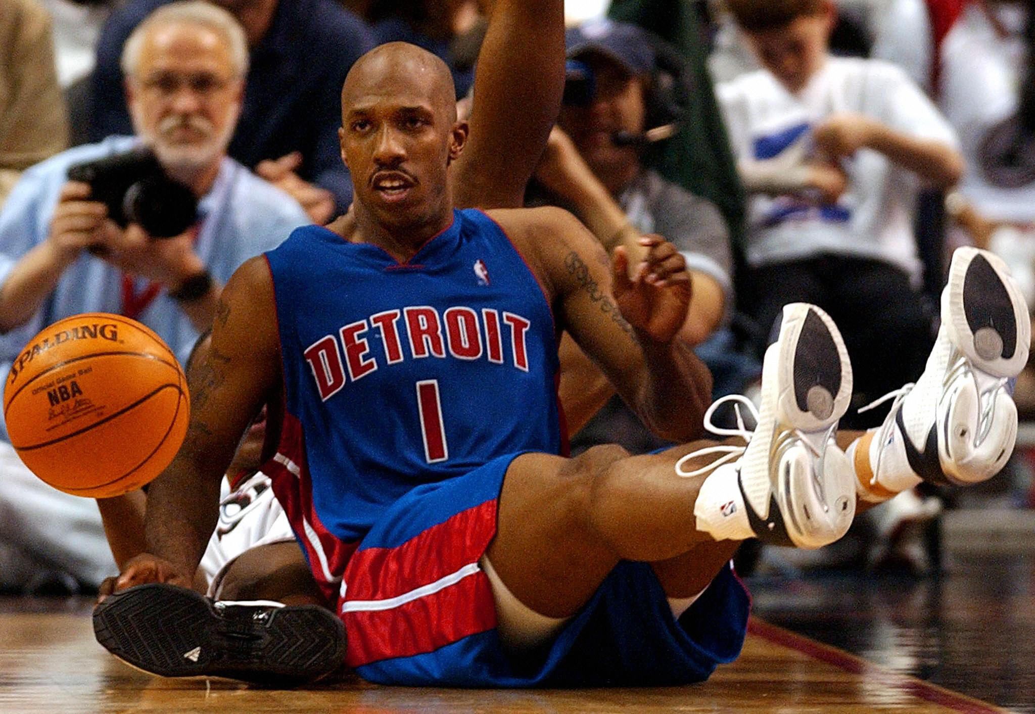 Adidas × NBA Authentic Detroit Pistons Chauncey Billups Adidas Jersey NWT Size US L / EU 52-54 / 3 - 1 Thumbnail