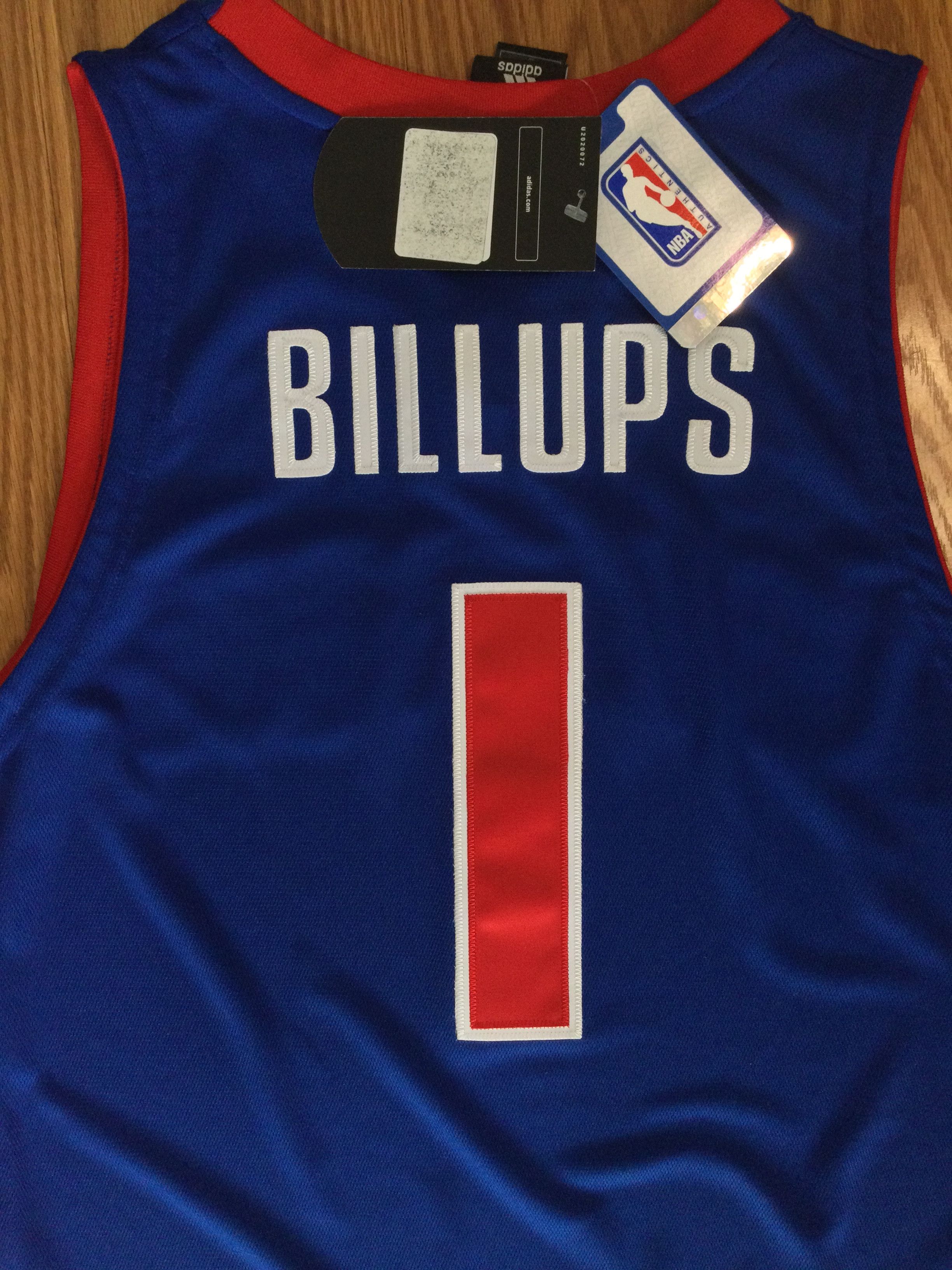 Adidas × NBA Authentic Detroit Pistons Chauncey Billups Adidas Jersey NWT Size US L / EU 52-54 / 3 - 8 Thumbnail