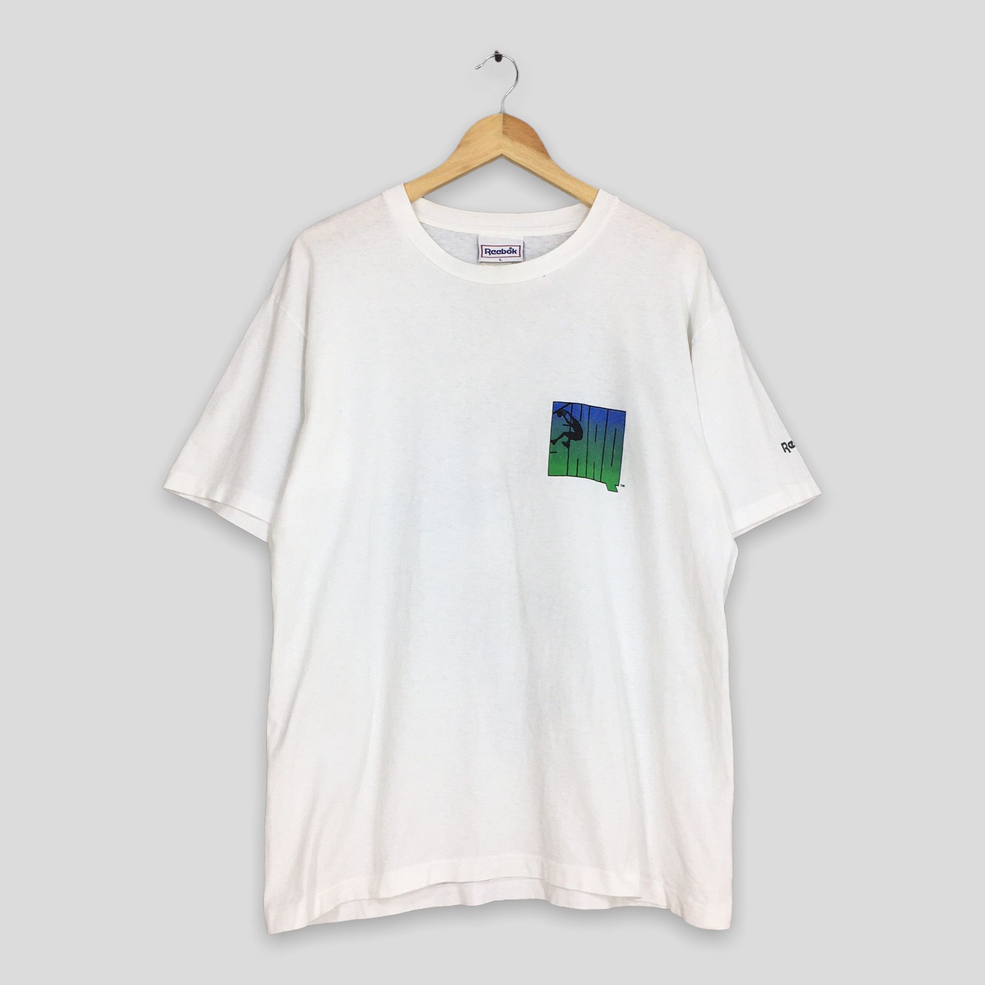 NBA × Reebok Vintage 90's Shaquille O'Neal Basketball Reebok Tshirt Large Size US L / EU 52-54 / 3 - 3 Thumbnail